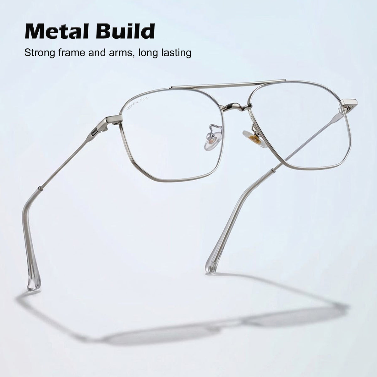 Royal Son Square Blue Ray Cut Men Women Eye Glasses - SF0020-C2