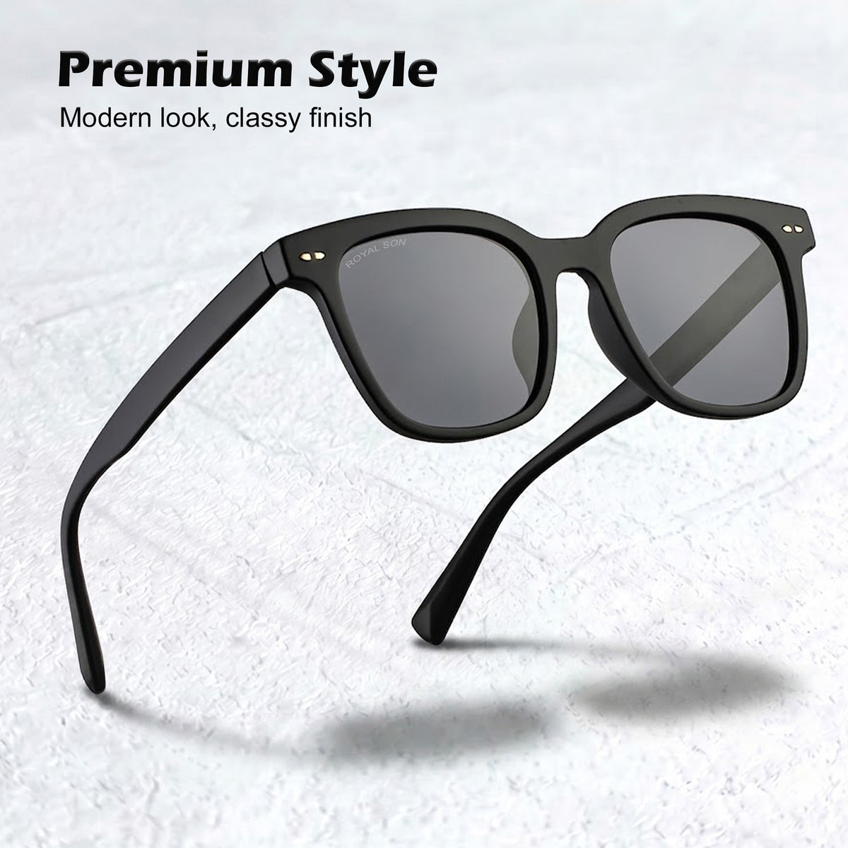 Royal Son Square UV Protection Men Women Sunglasses - CHI00127-C5