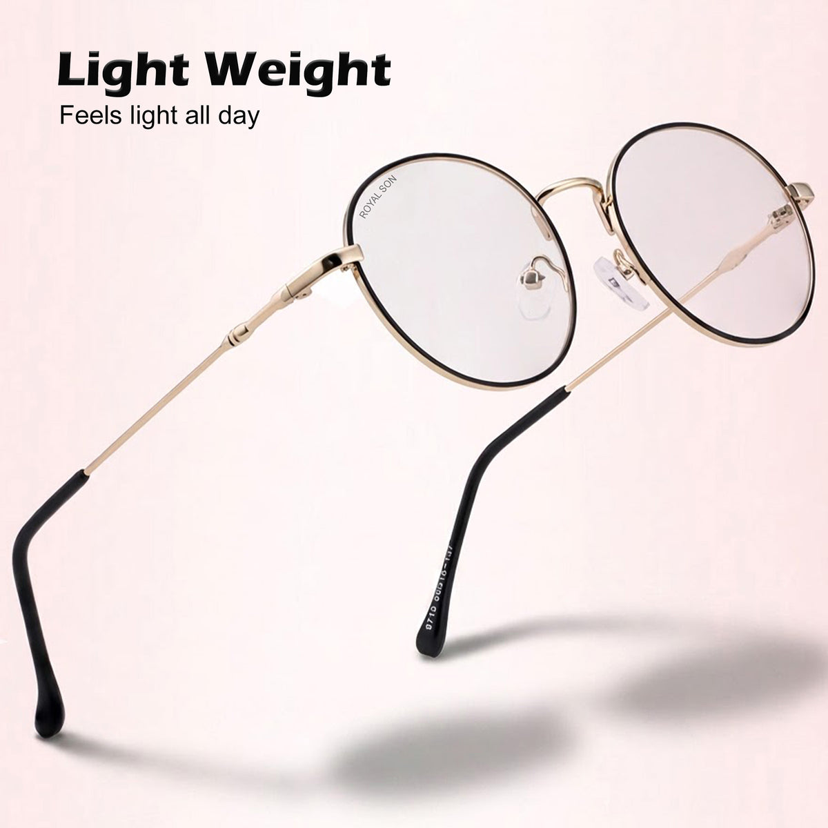 Royal Son Round Men Women Eye Glasses - SF001-C2