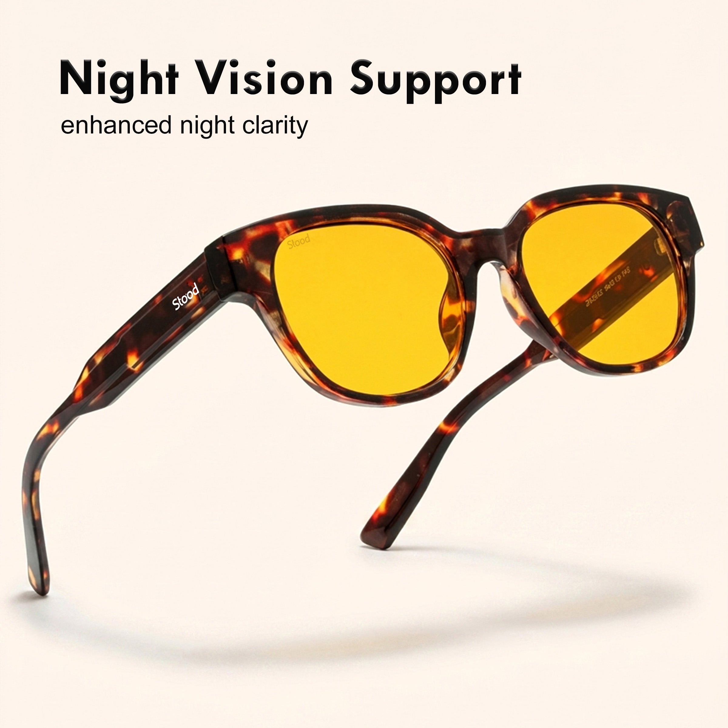 Stood Square UV Protected Brown Sunglasses For Men & Women - SG-STD0034-C3