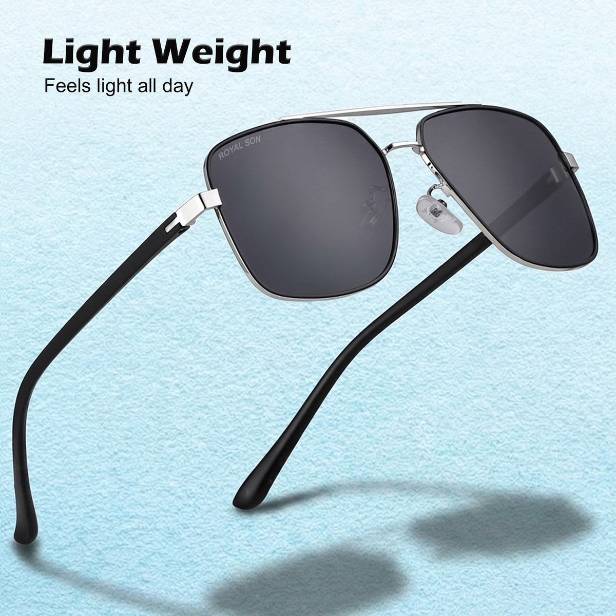 Royal Son Square Polarized Men Women Sunglasses - CHI0049-C1