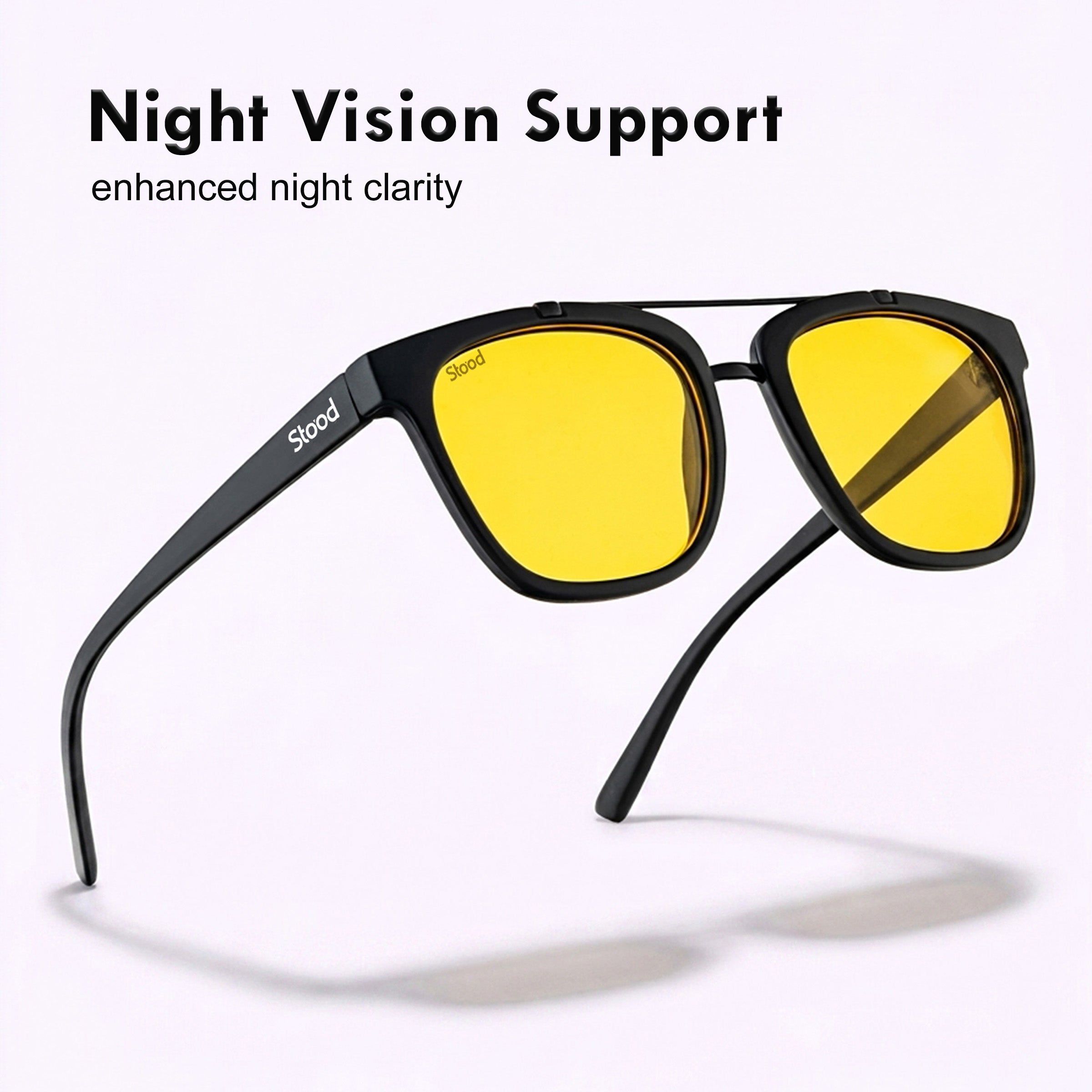 Stood Square Day Night Driving Sun Glasses For Men For Men & Women Stylish – SG-STD0021-C2