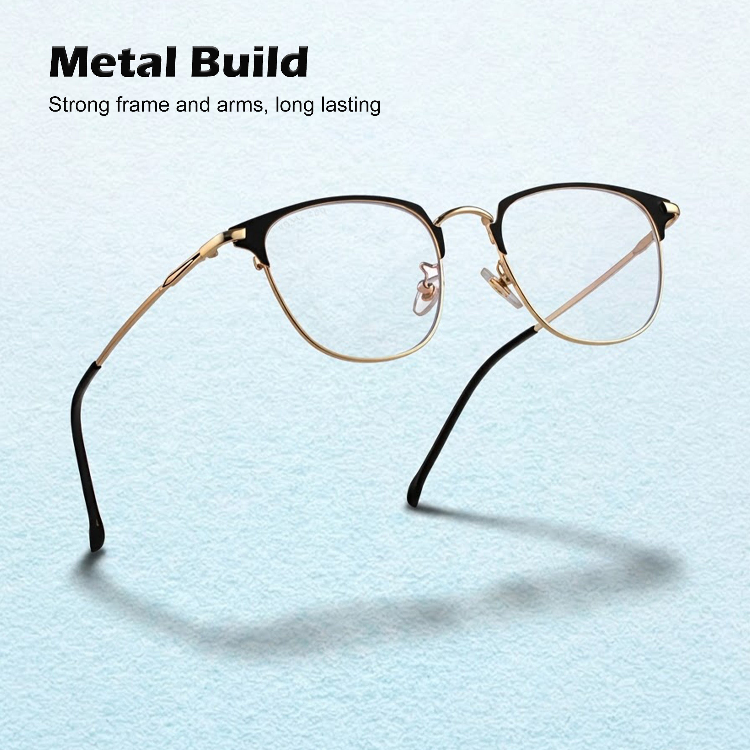 Royal Son Round Blue Ray Cut Men Women Eye Glasses - SF0022-C3