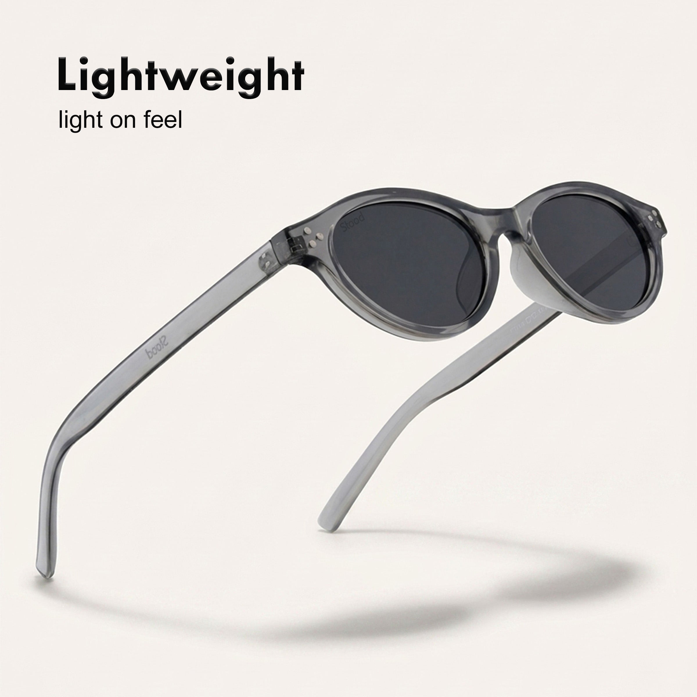 Stood Narrow Oval Black UV Protection Chashma For Men & Women New Style – SG-STD0015-C2