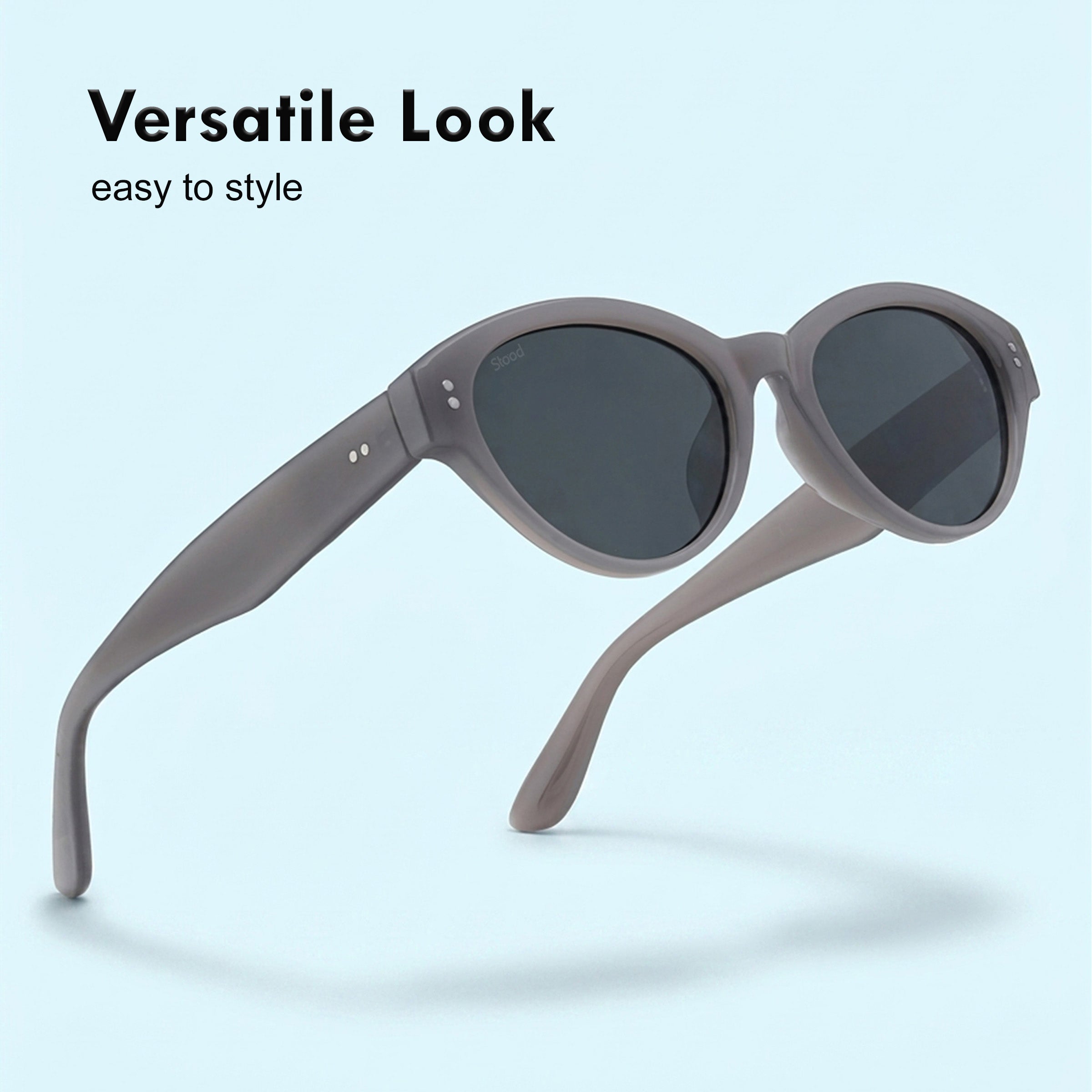 Stood Oval Black UV Protection Goggles For Men & Women Sunglasses – SG-STD0030-C2