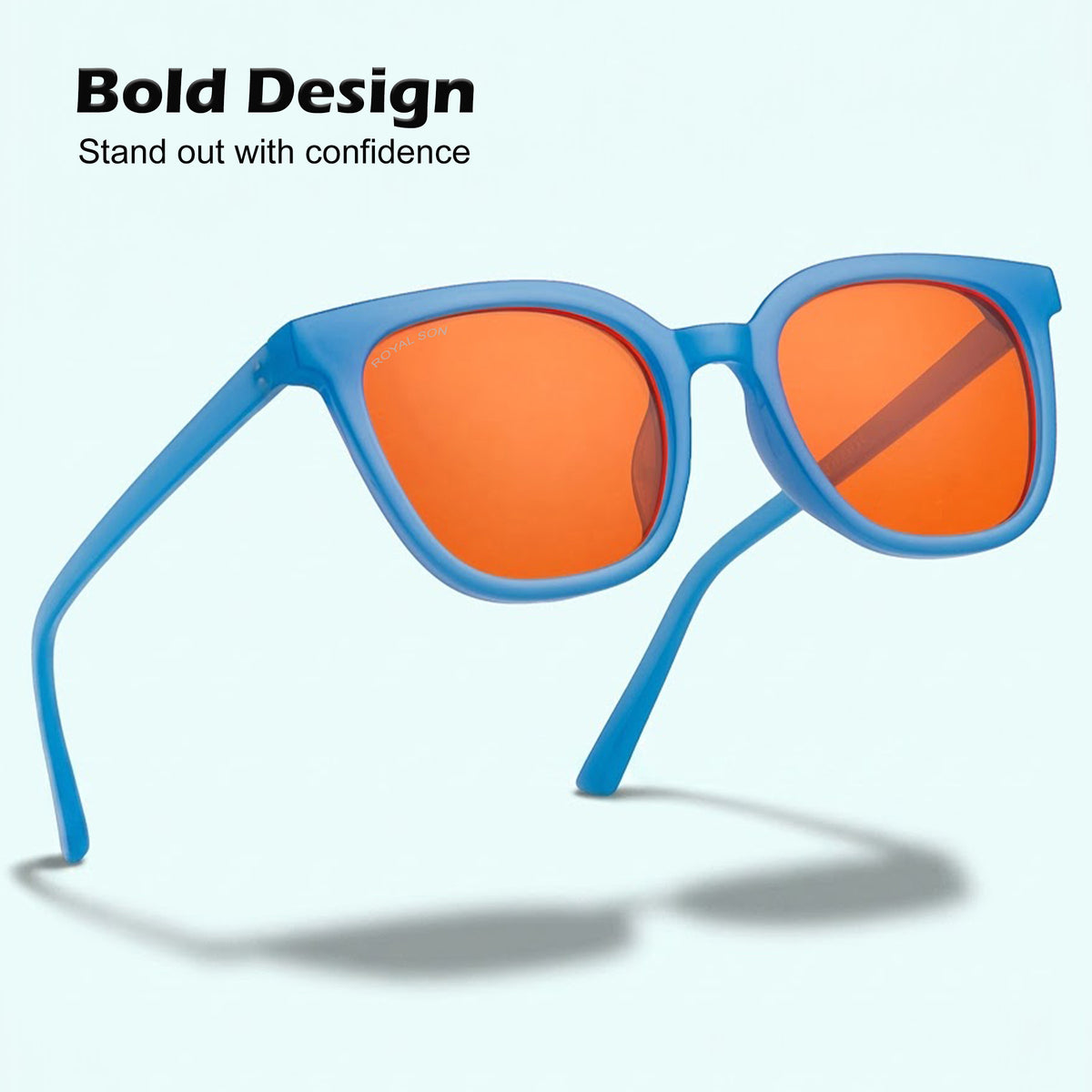 Royal Son Cat Eye Black Sunglasses  Men Women  CHI00165-C3