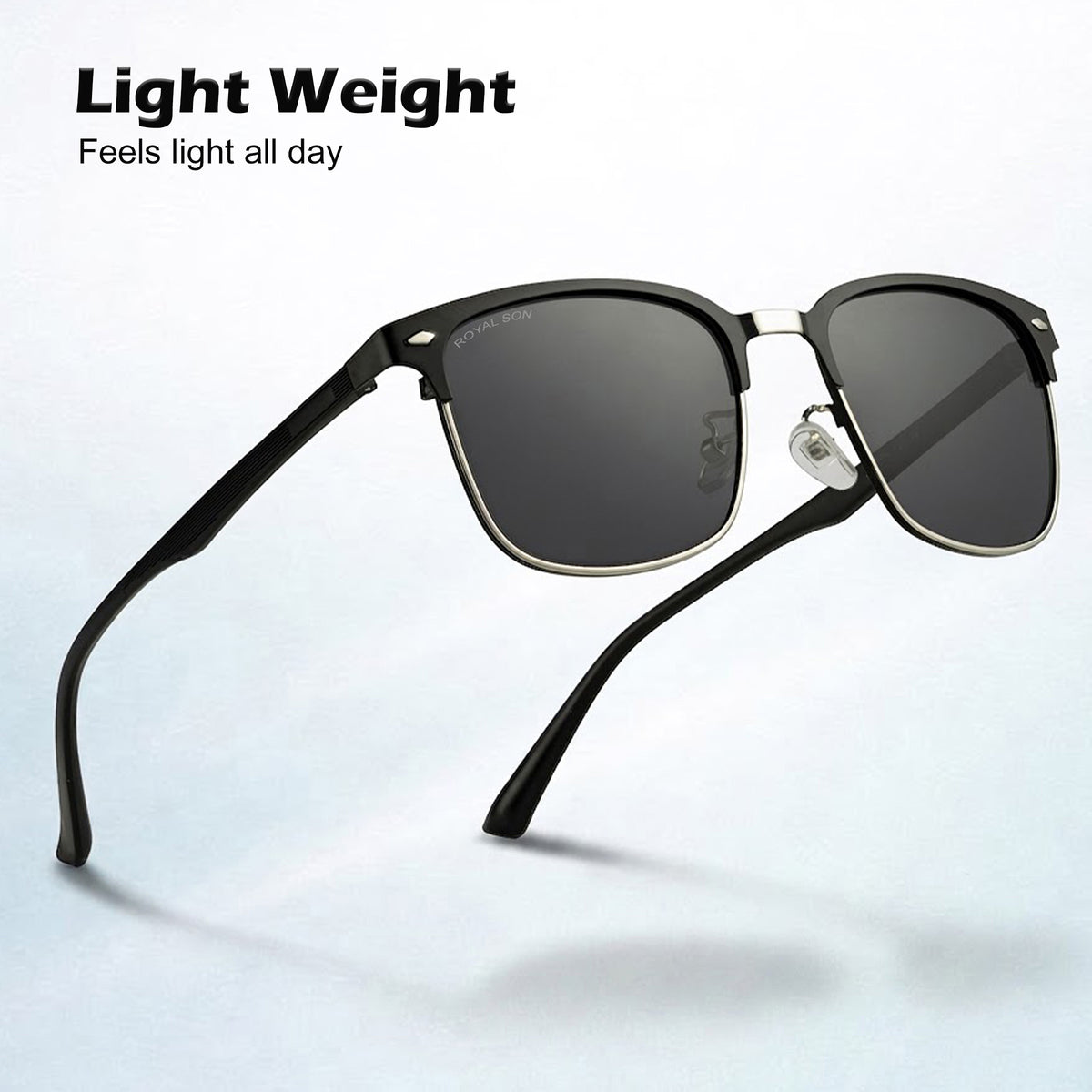 Royal Son Square Polarized Sunglasses For Men And Women - CHI00175-C2
