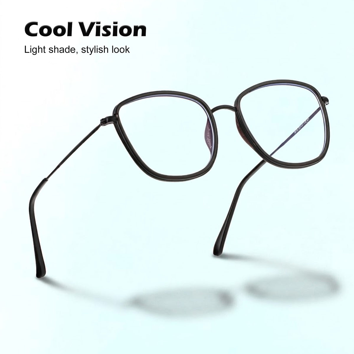 Royal Son Square Blue Ray Cut Men Women Eye Glasses - SF0015-C1