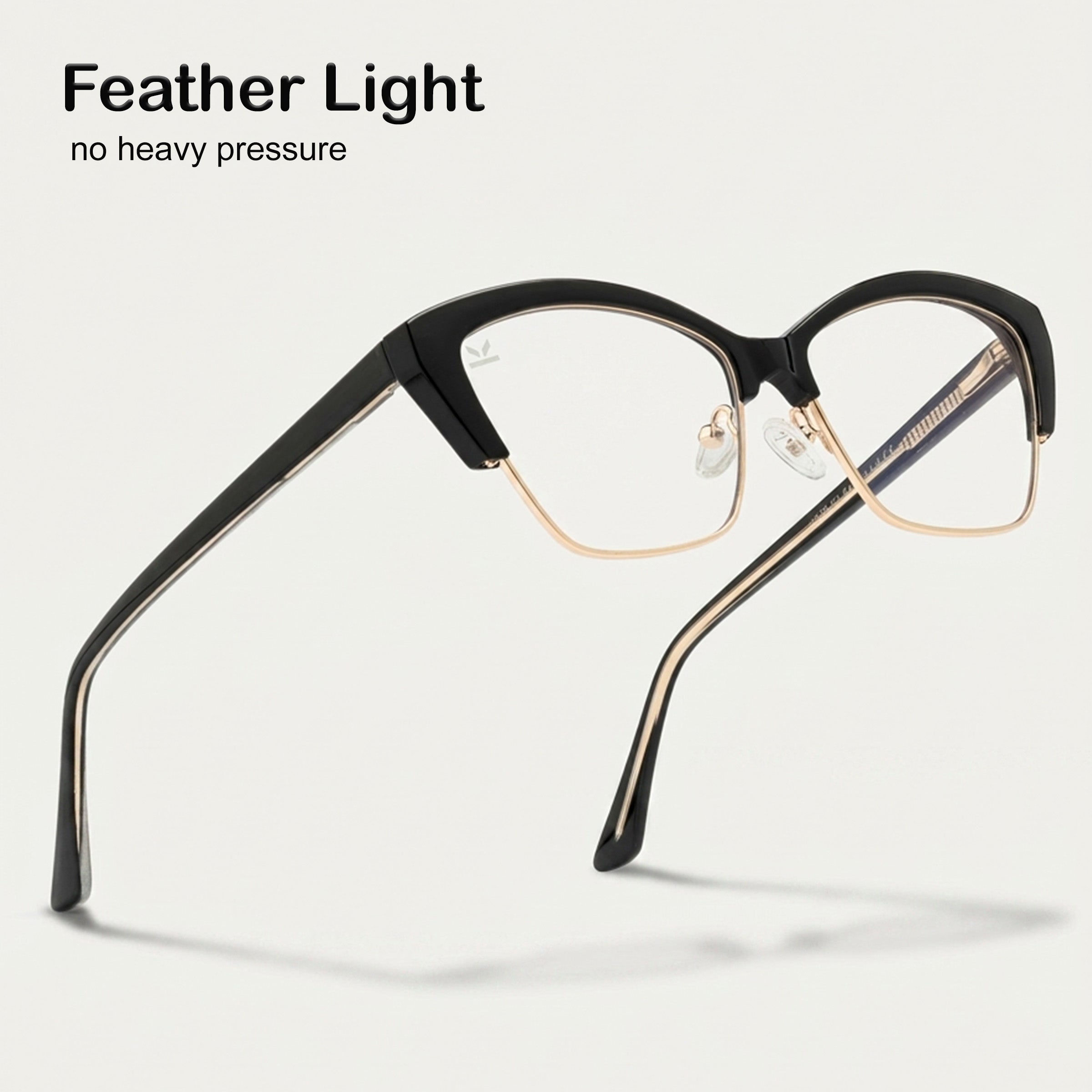 PERKEY Cat Eye Computer Glasses For Eye Protection - OPTL0015-C1