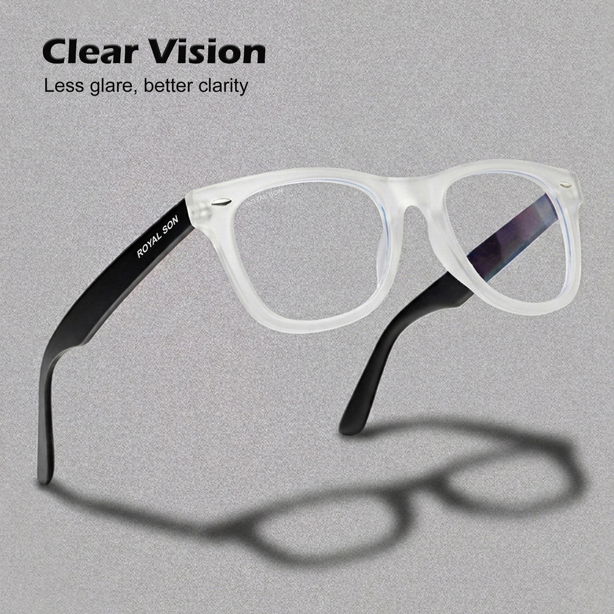 ROYAL SON Blue Cut Spectacle Frames For Men Women - SF-RS3030-C9