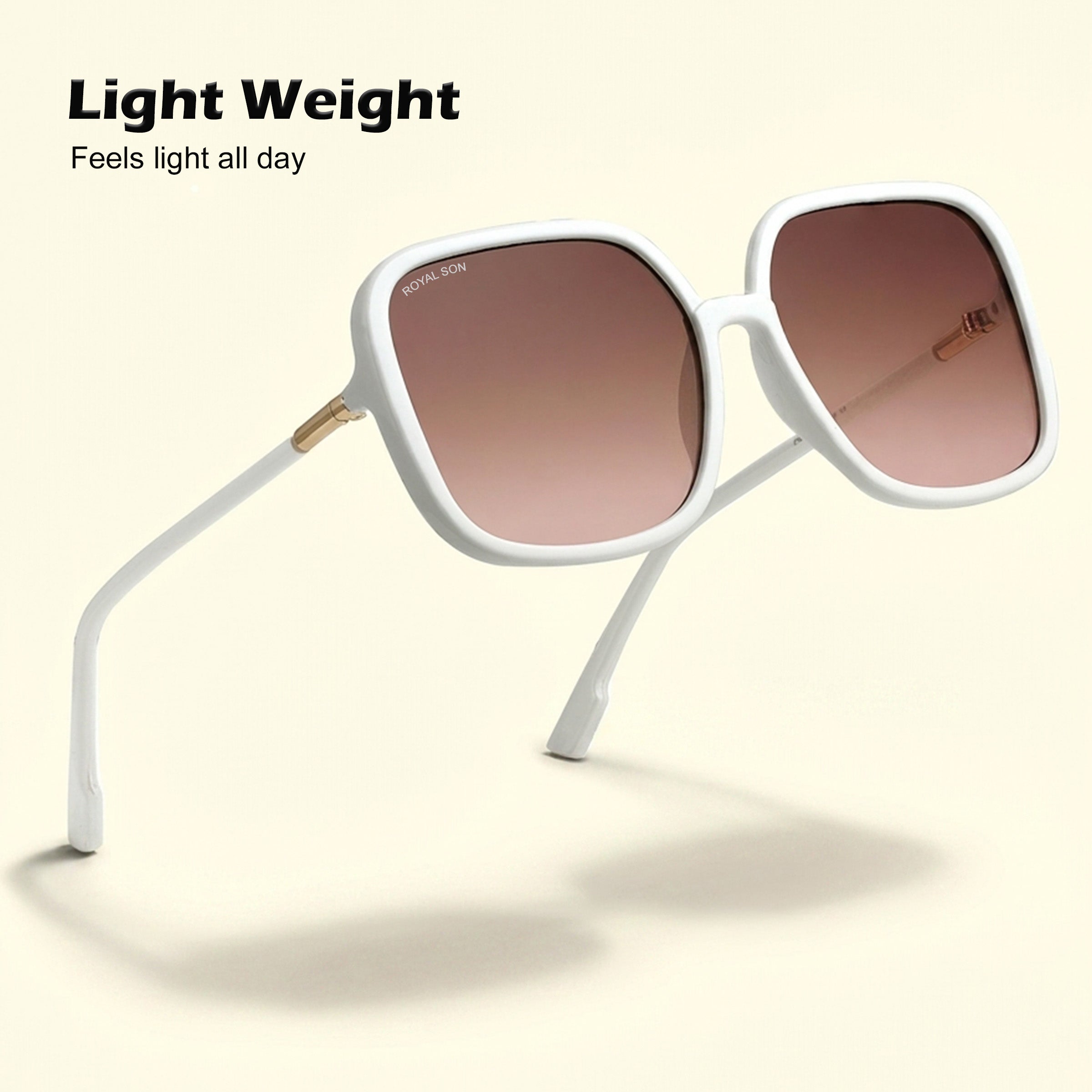 Royal Son Oversized Square UV Protected Women Sunglasses - CHI0096-C8