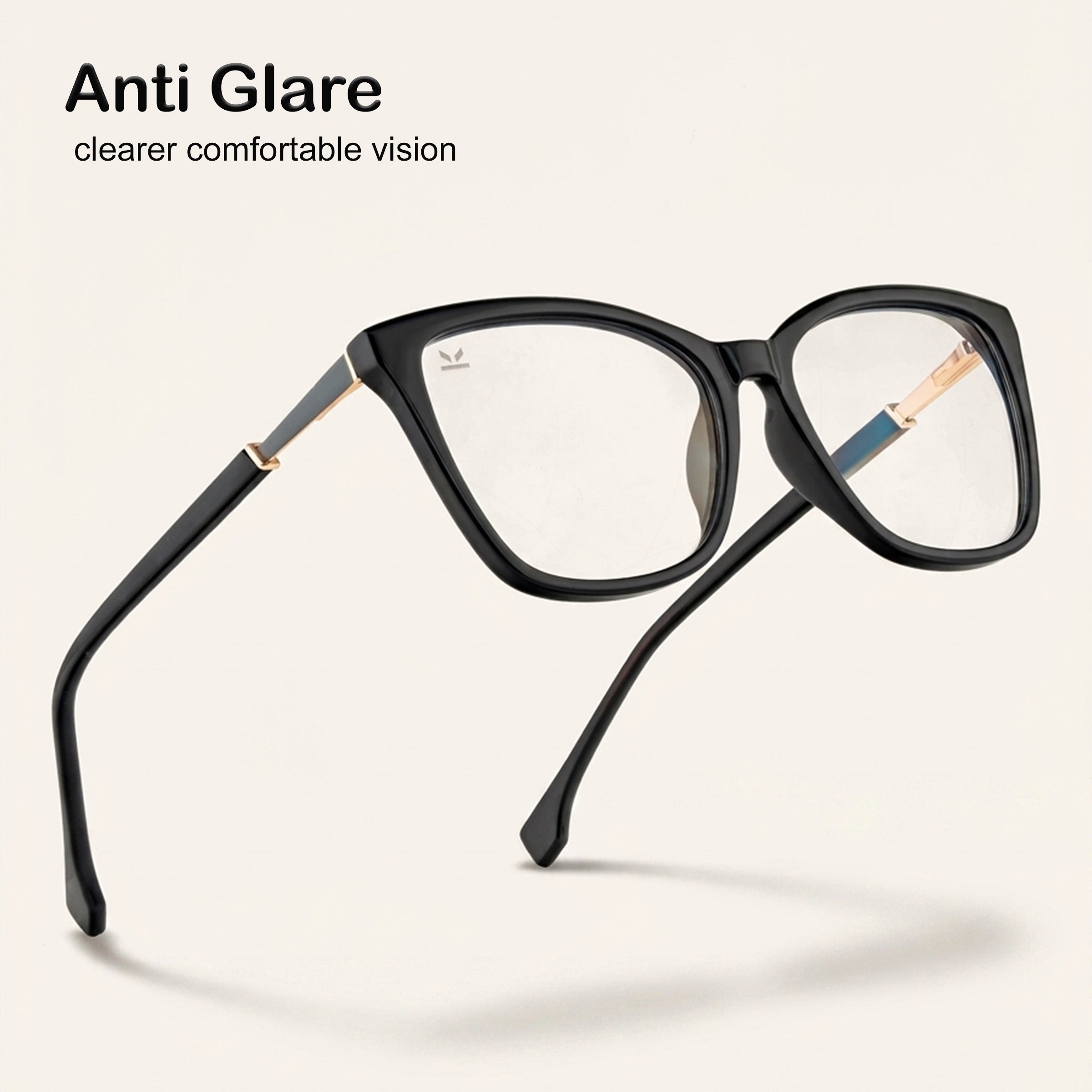 Perkey Square Cat Eye Protection Computer Glasses For Women – OPTL0028-C1