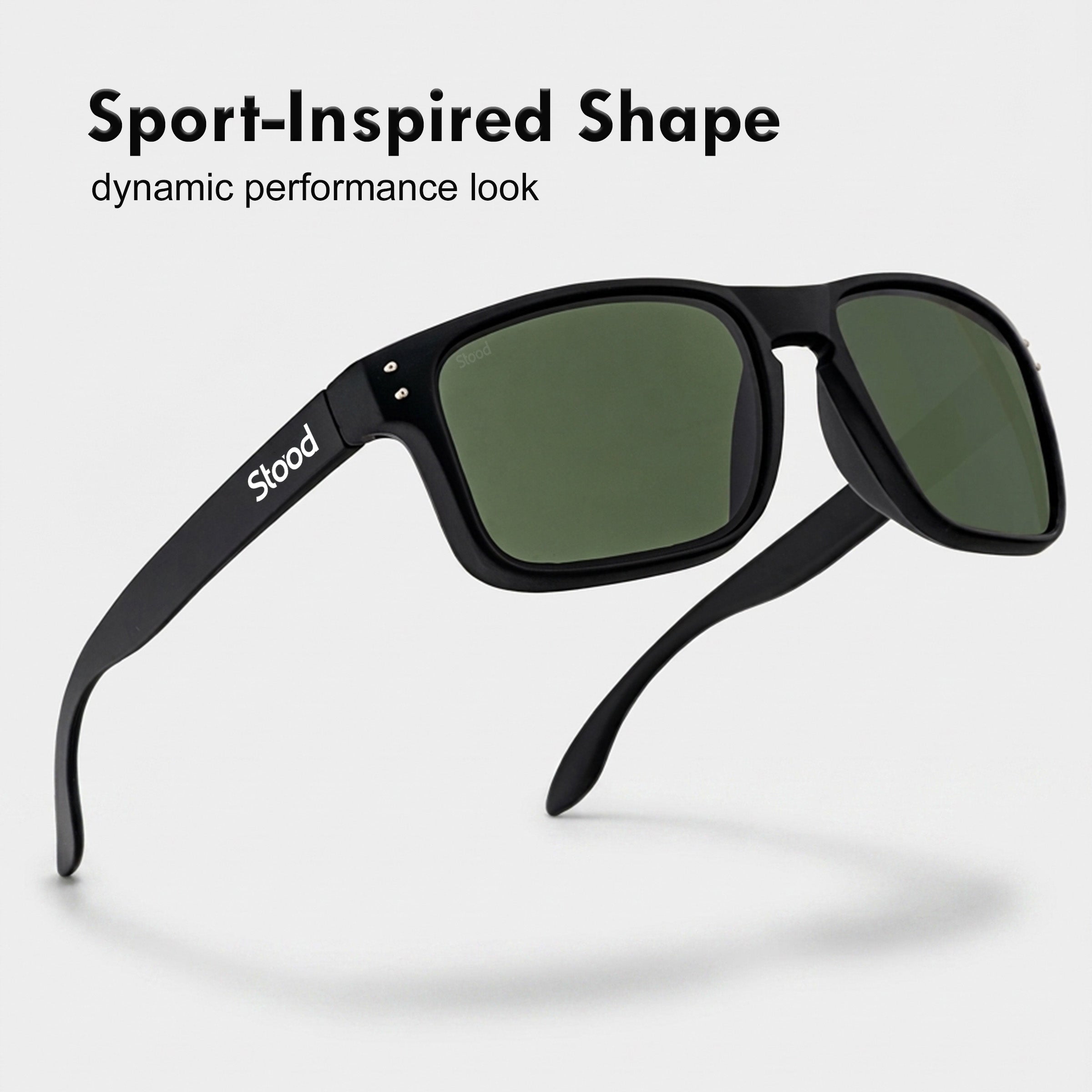 Stood Wraparound Sports Polarized UV Protection Chashma For Men & Women New Style – SG-STD0020-C2