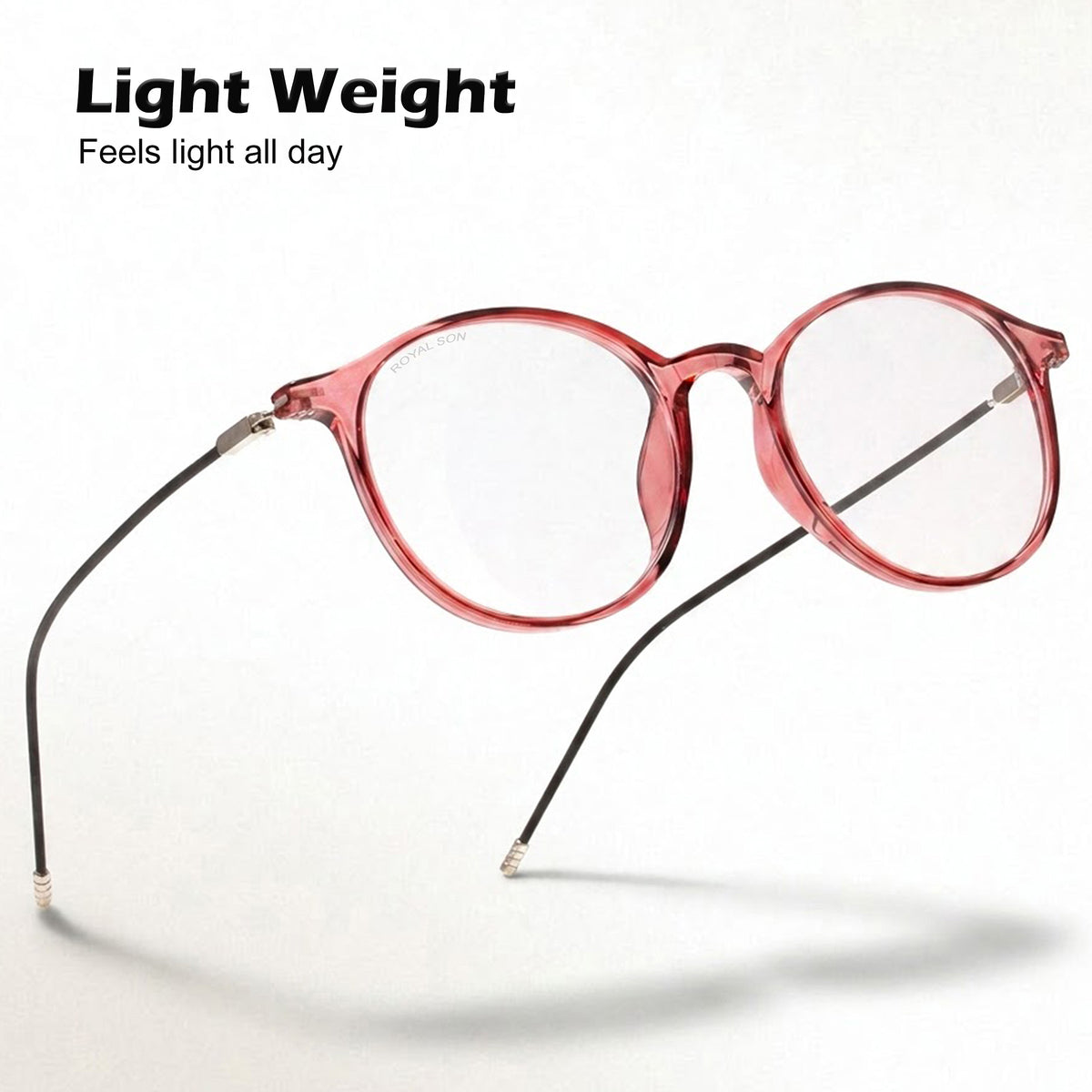 Royal Son Round  Blue Light Blocking Spectacles Frames Men Women  - SF0064-C5