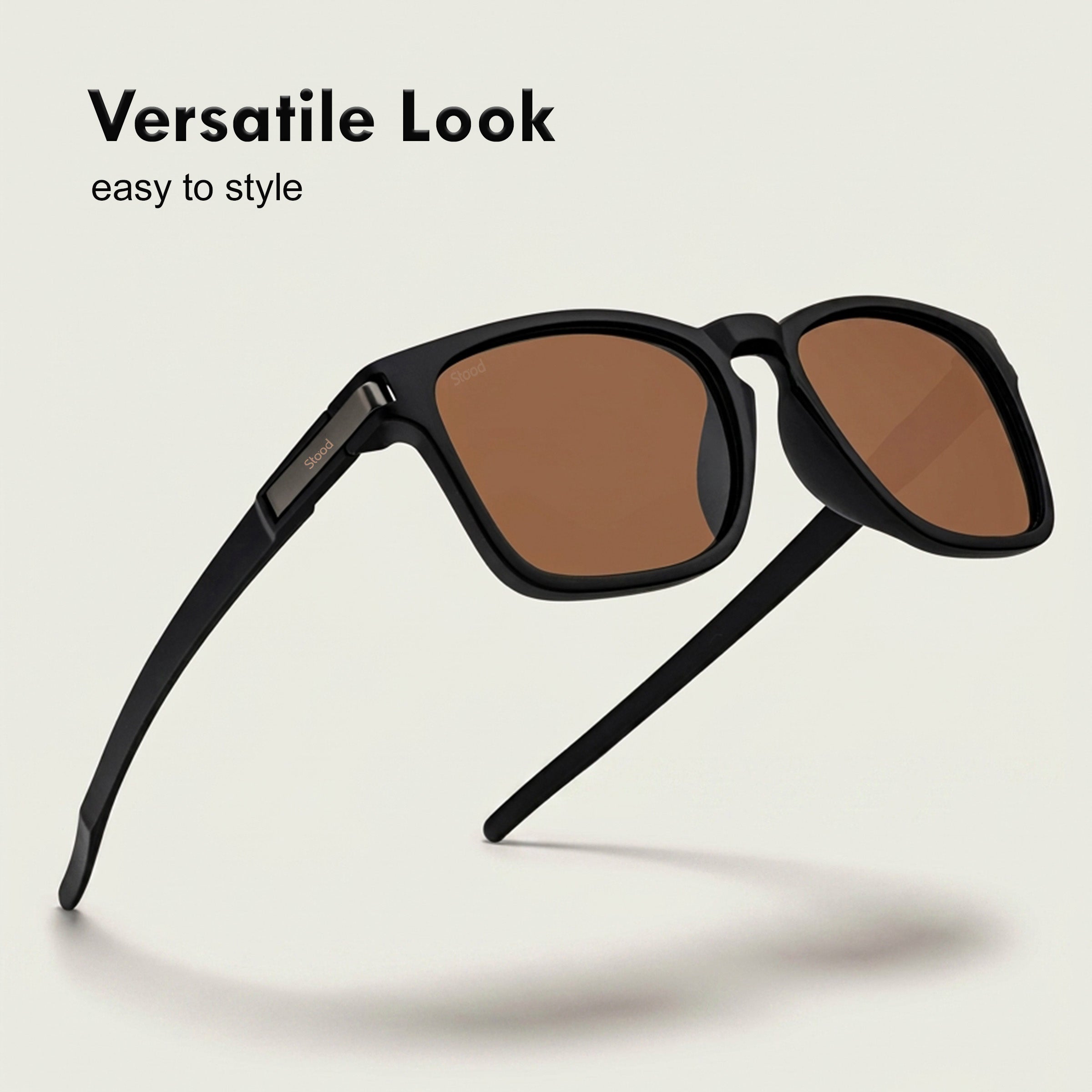 Stood Retro Square Polarized UV Protection Goggles For Men & Women Sunglasses – SG-STD0019-C3