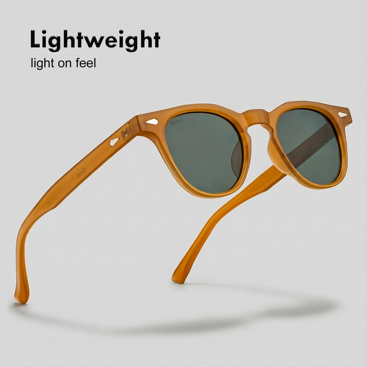 Stood Round Green UV Protection Goggles For Men & Women Sunglasses – SG-STD0026-C2