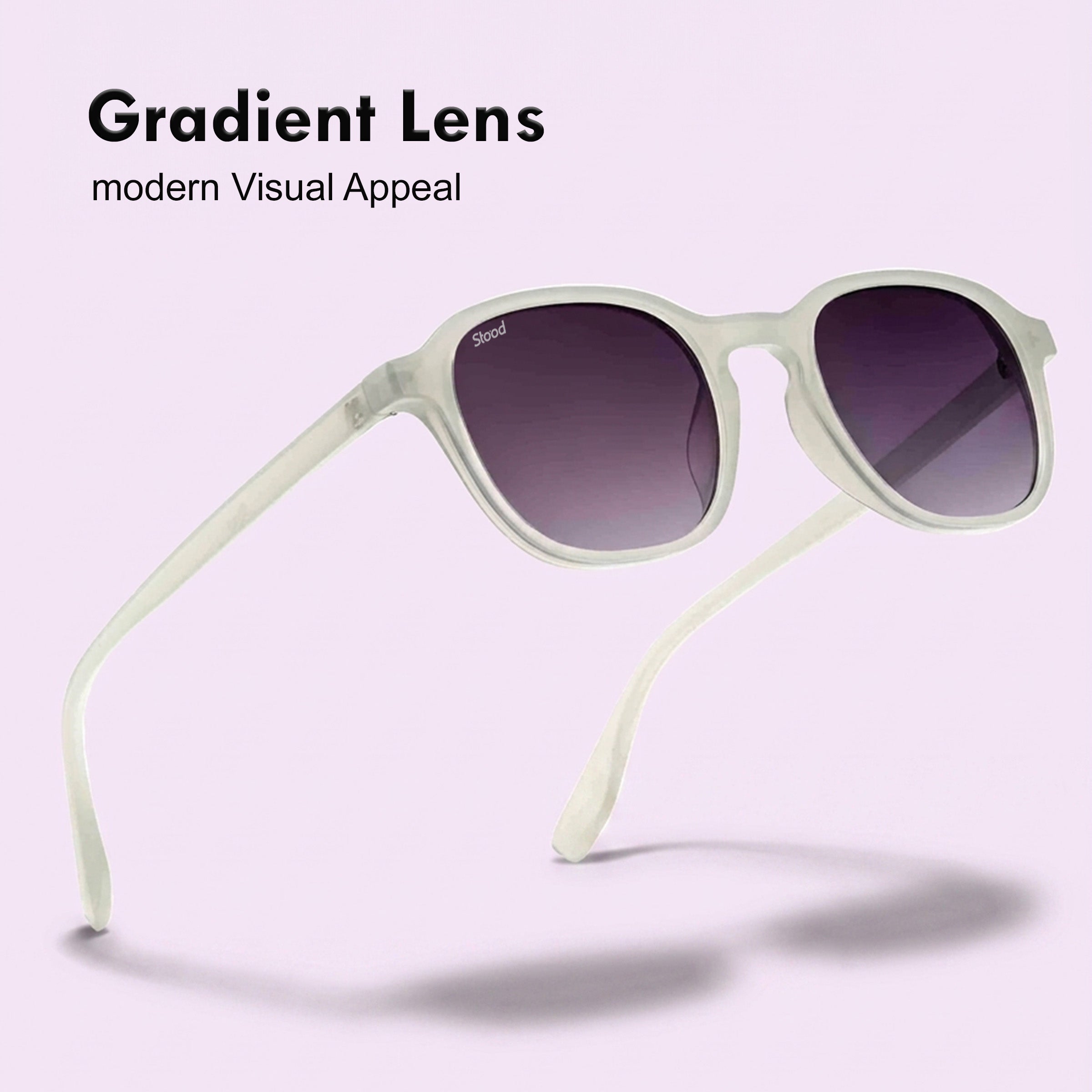 Stood Retro Square Black UV Protection Goggles For Men & Women Sunglasses – SG-STD0011-C4