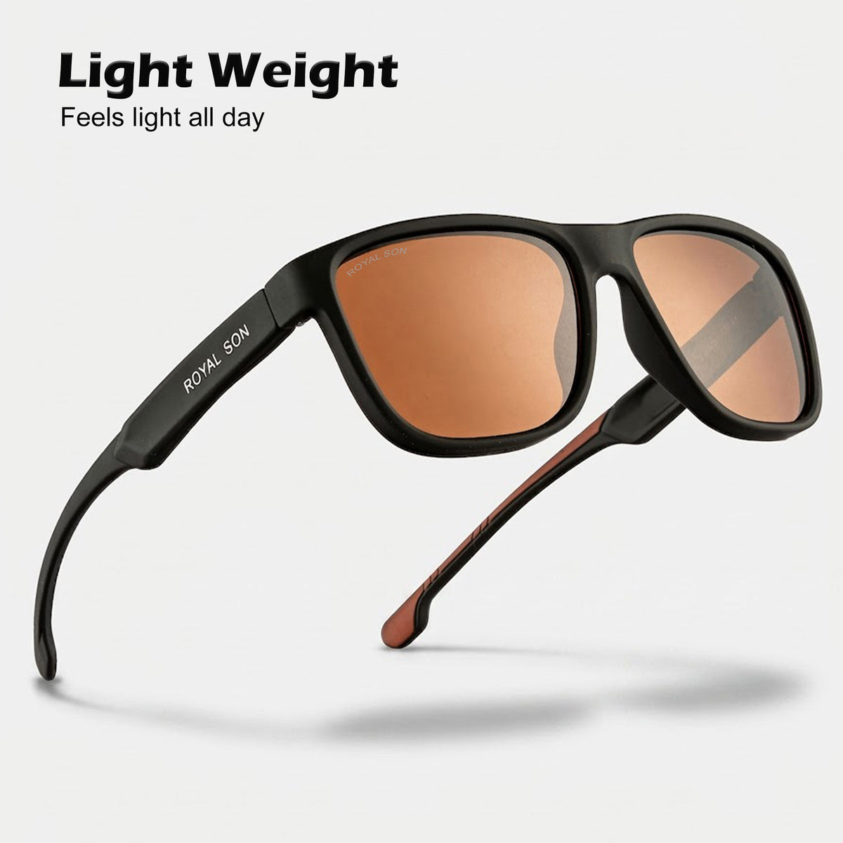 Royal Son Sports Black Polarized Sunglasses Men Women- CHI00173-C2