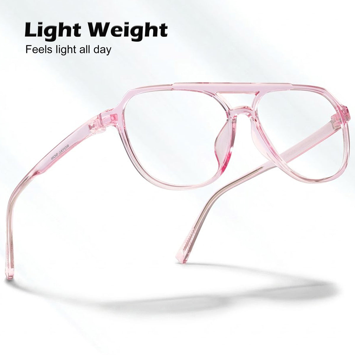 Royal Son Pilot Black Computer Glasses Men Women  - SF0060-C5
