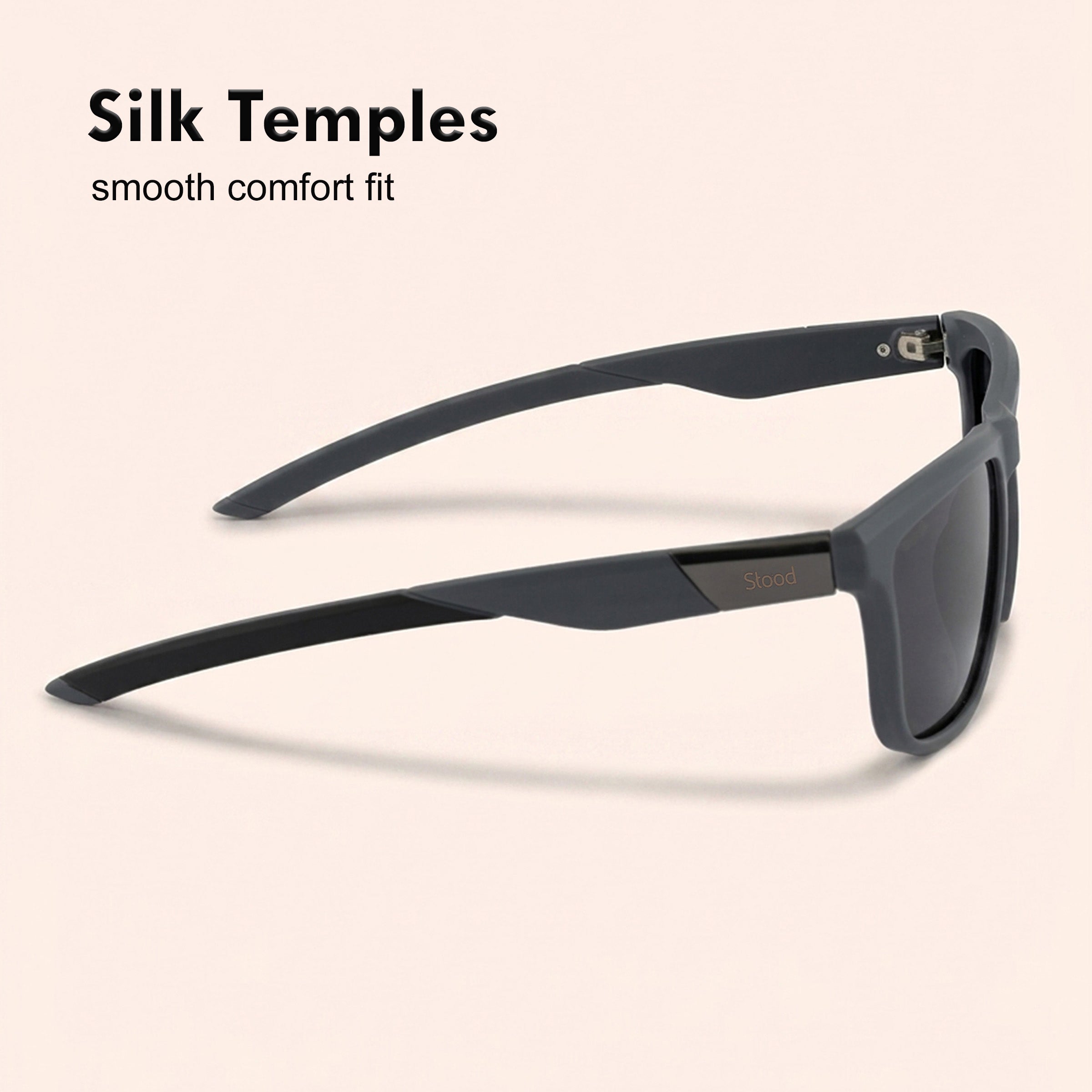 Stood Square Sports Black Polarized UV Protection Chashma For Men & Women New Style – SG-STD0028-C2