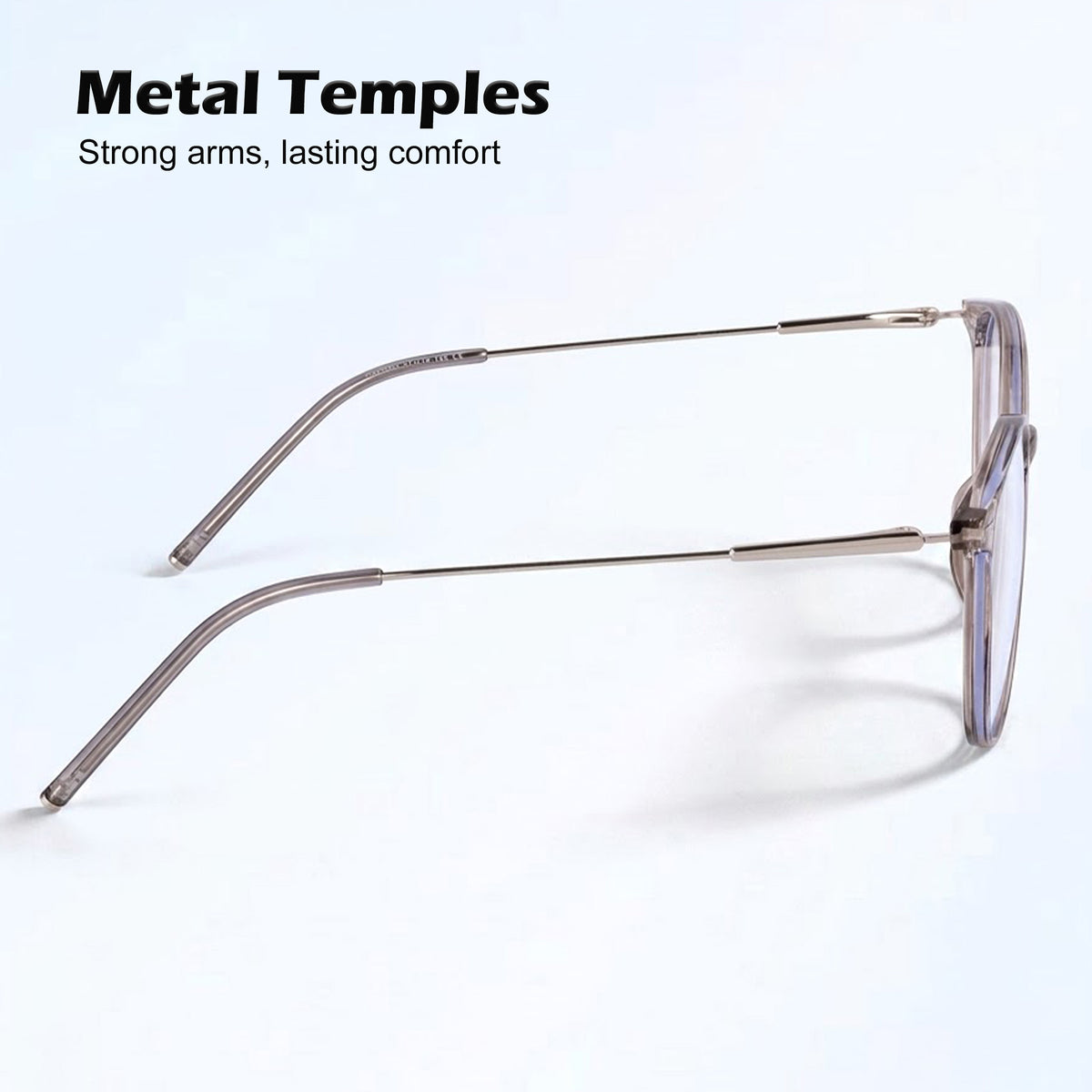 Royal Son Round Grey Blue Light Blocking Spectacles Frames Men Women - SF0089-C1