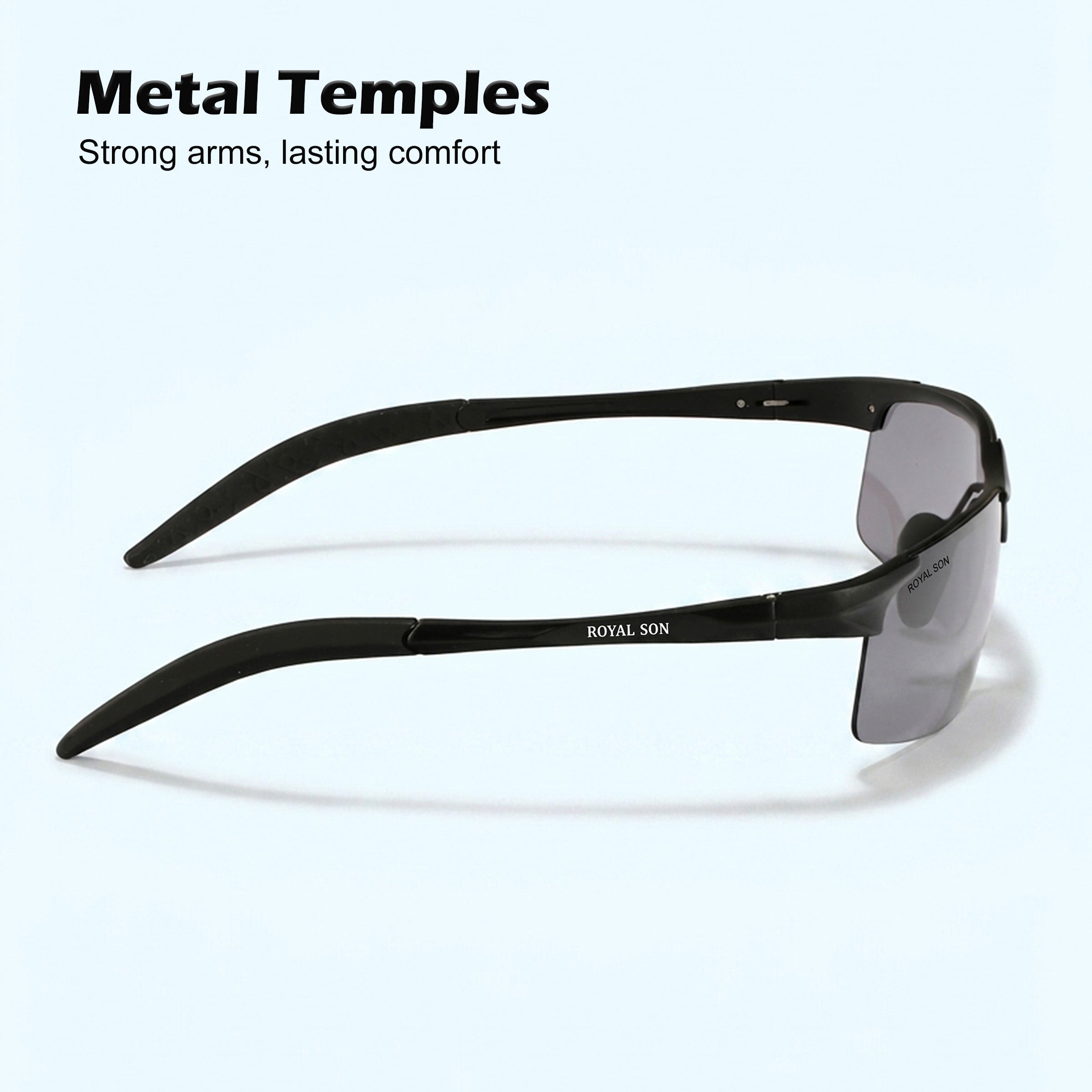 Royal Son Wrap-Around Polarized Men Sunglasses - CHI0094-C5