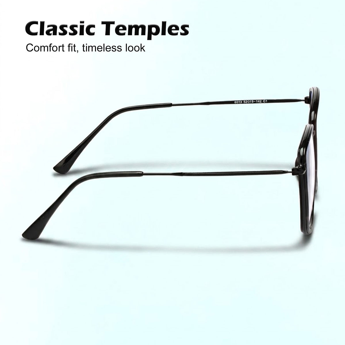 Royal Son Square Blue Ray Cut Men Women Eye Glasses - SF0015-C1