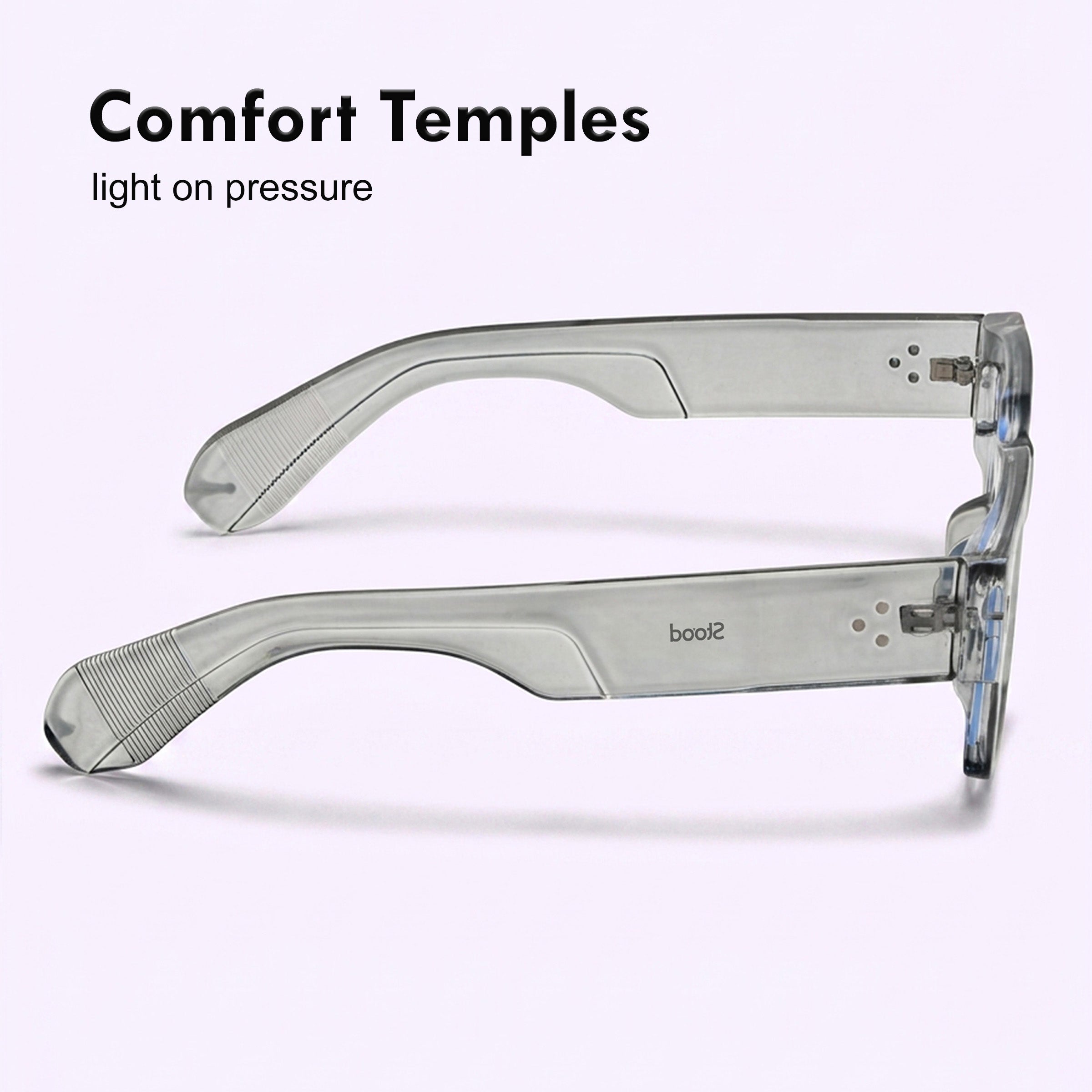 Stood Square Anti Glare Spectacles Frames For Men & Women – SF-STD0014-C2
