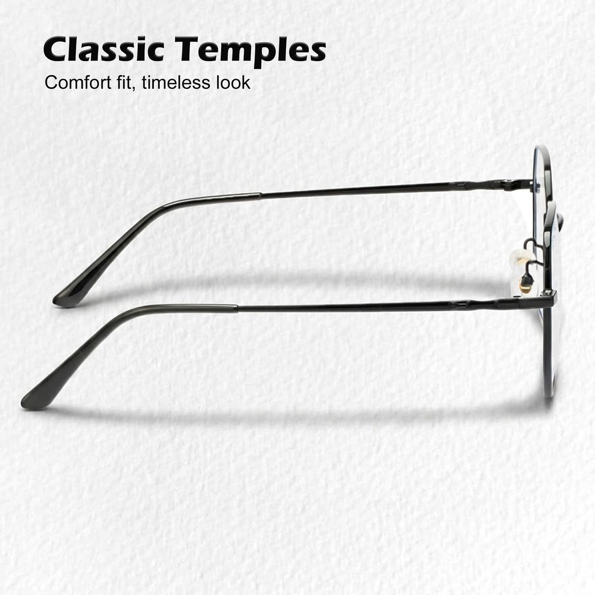 Royal Son Hexagonal Blue Ray Cut Men Women Eye Glasses - SF0019-C1