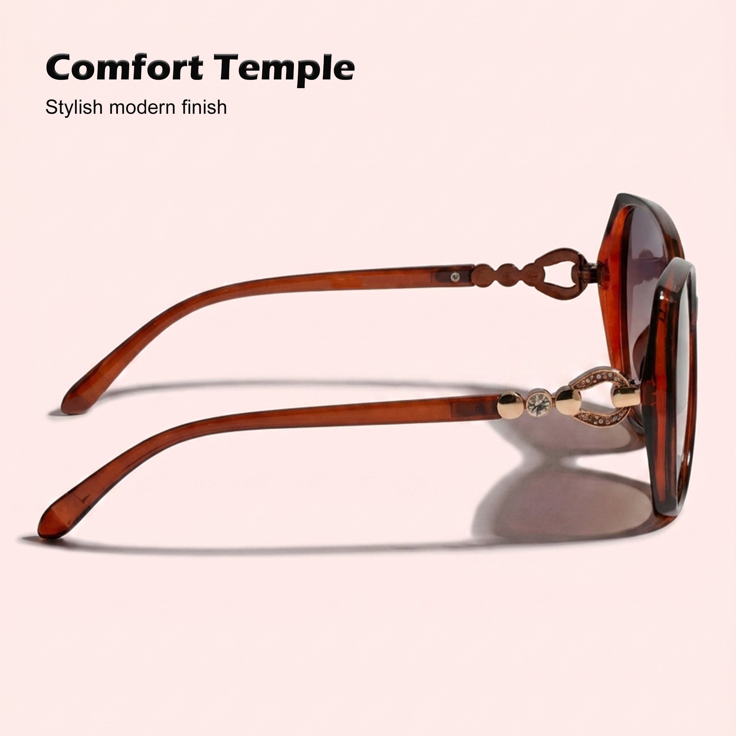 Royal Son Oversized Butterfly UV Protected Women Sunglasses - CHIWM00116-C2