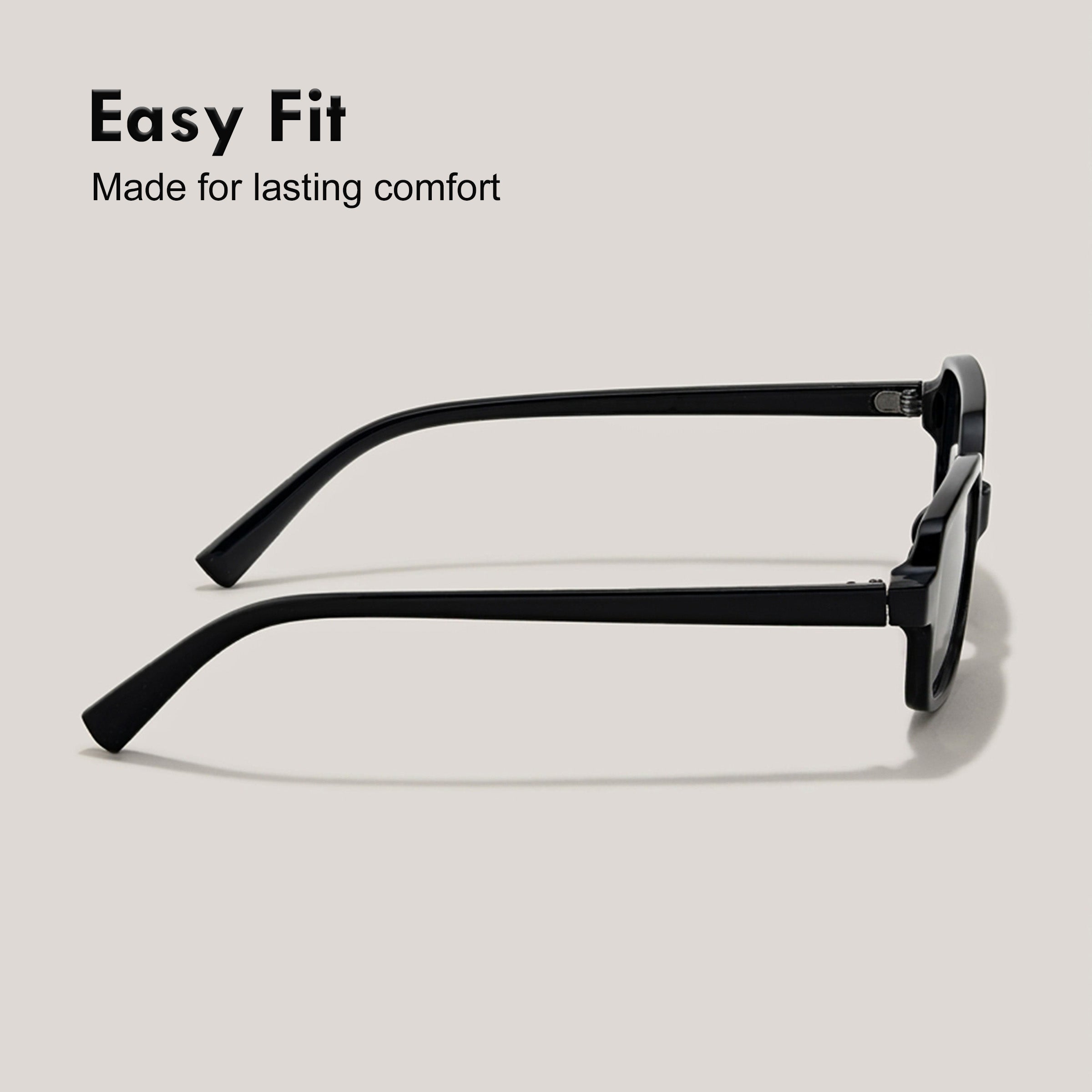 Stood Retro Square Black UV Protection Sunglasses For Men & Women Stylish – SG-STD0018-C1