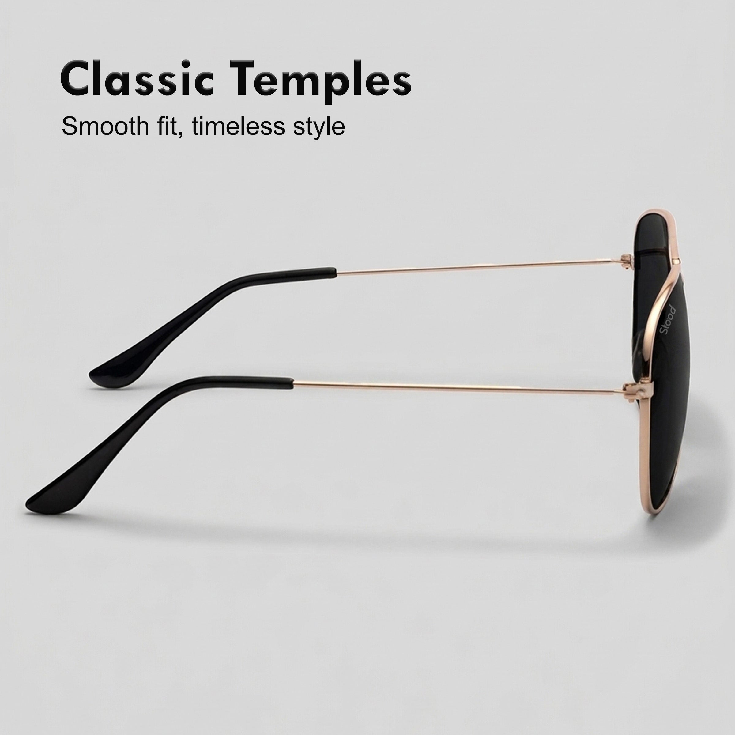 Stood Black UV Protection Chashma For Men & Women New Style – SG-STD0031-C3
