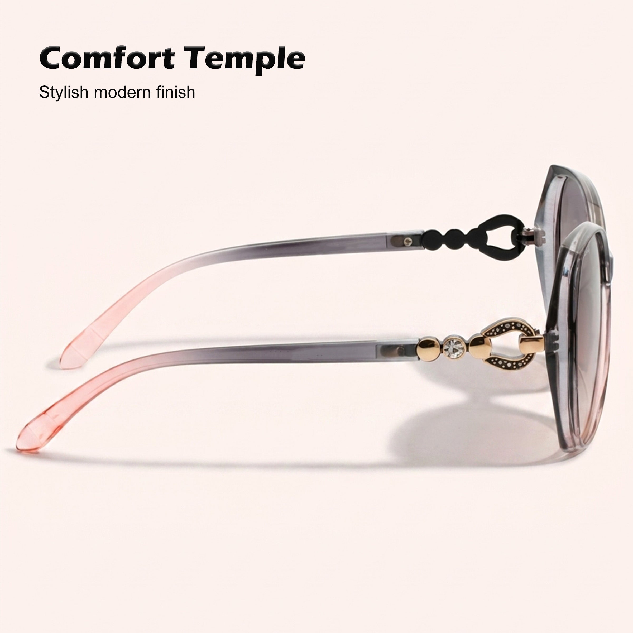 Royal Son Oversized Butterfly UV Protected Women Sunglasses - CHIWM00116-C3
