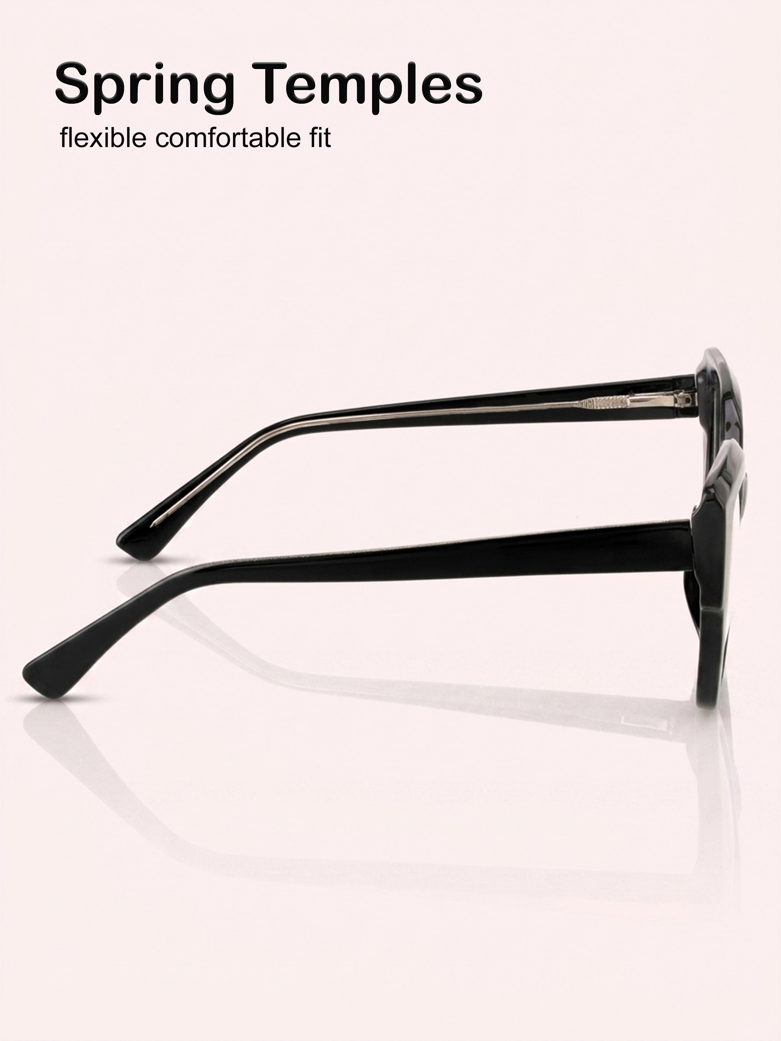 PERKEY Full Rim Cat Eye-Oversized Spectacles Frames Women - OPTL001-C1