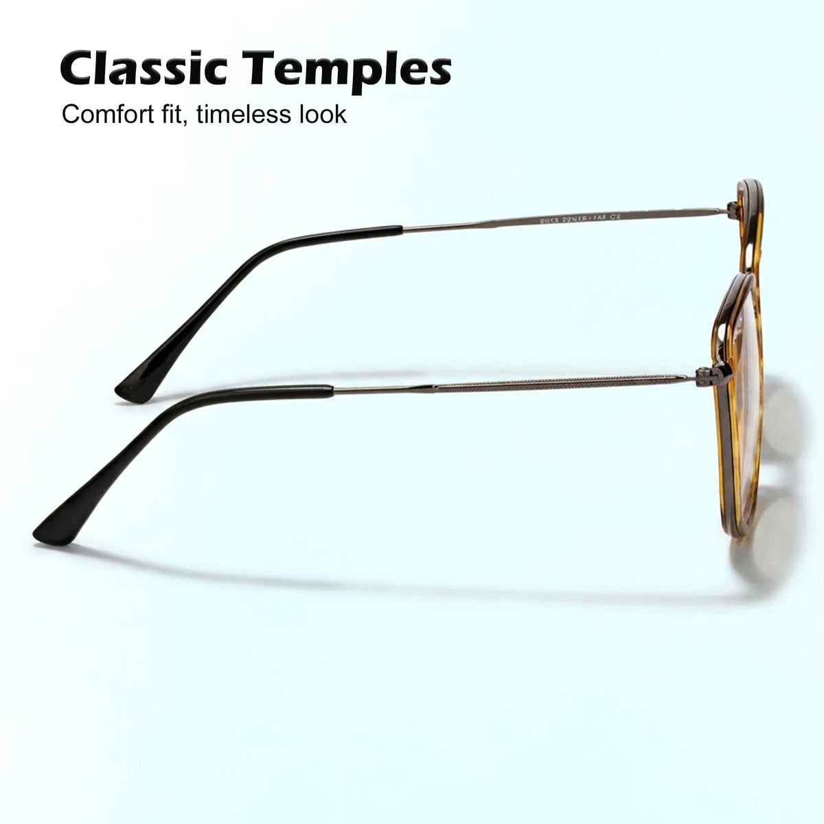 Royal Son Square Blue Ray Cut Men Women Eye Glasses - SF0015-C4