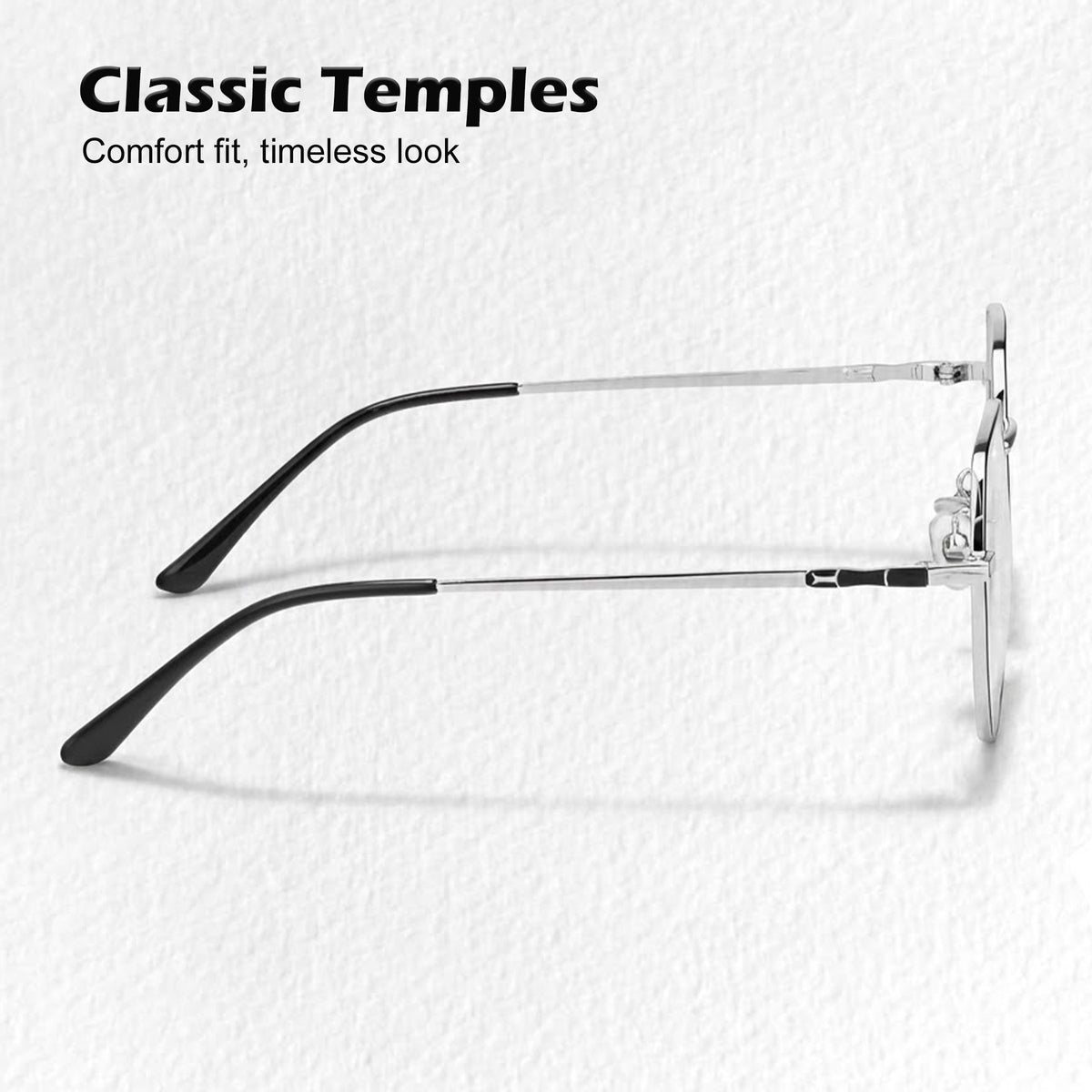Royal Son Hexagonal Blue Ray Cut Men Women Eye Glasses - SF0019-C2
