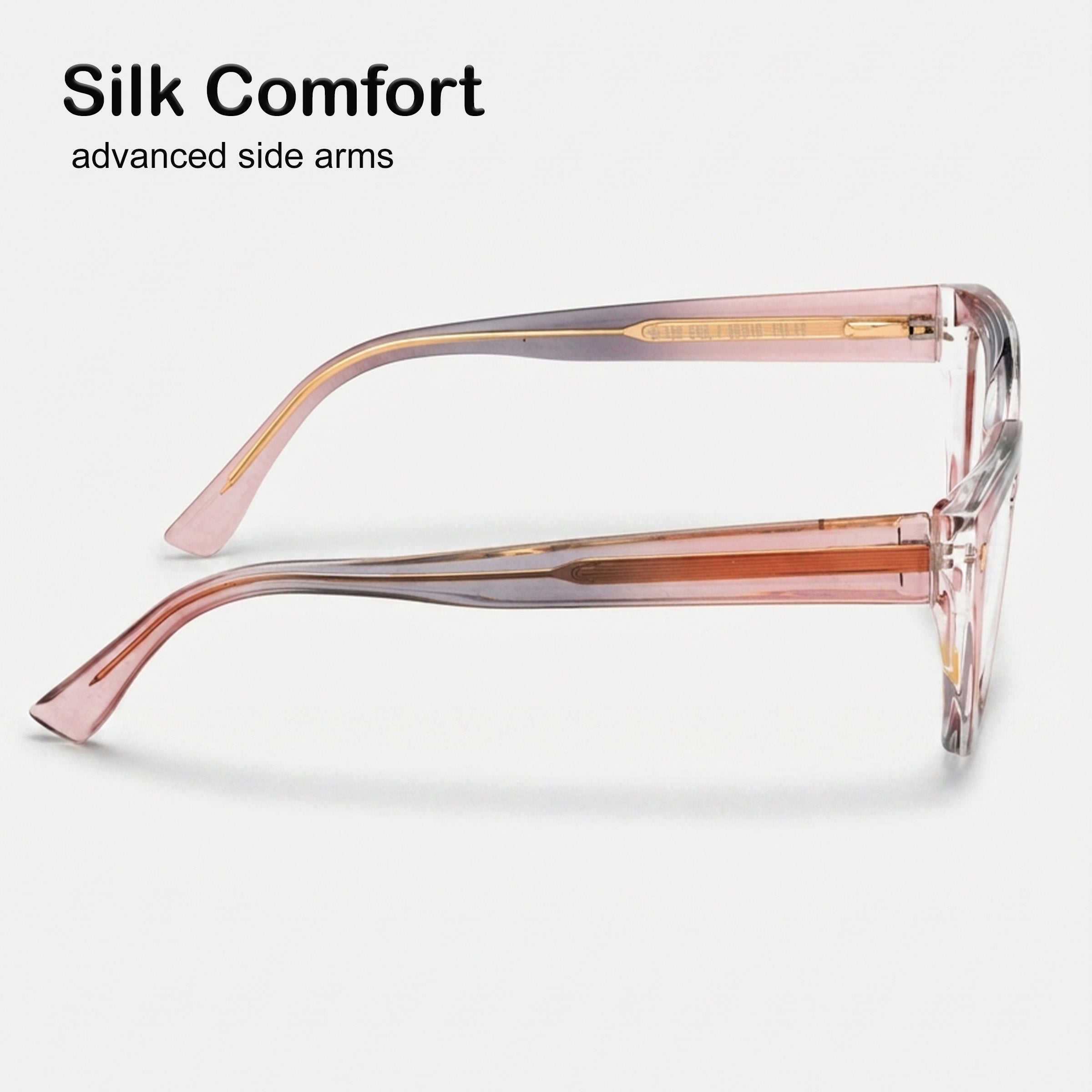 PERKEY Full Rim Cat Eye Blue Light Cut & Antiglare Computer Eyeglasses For Women - OPTL0017-C3