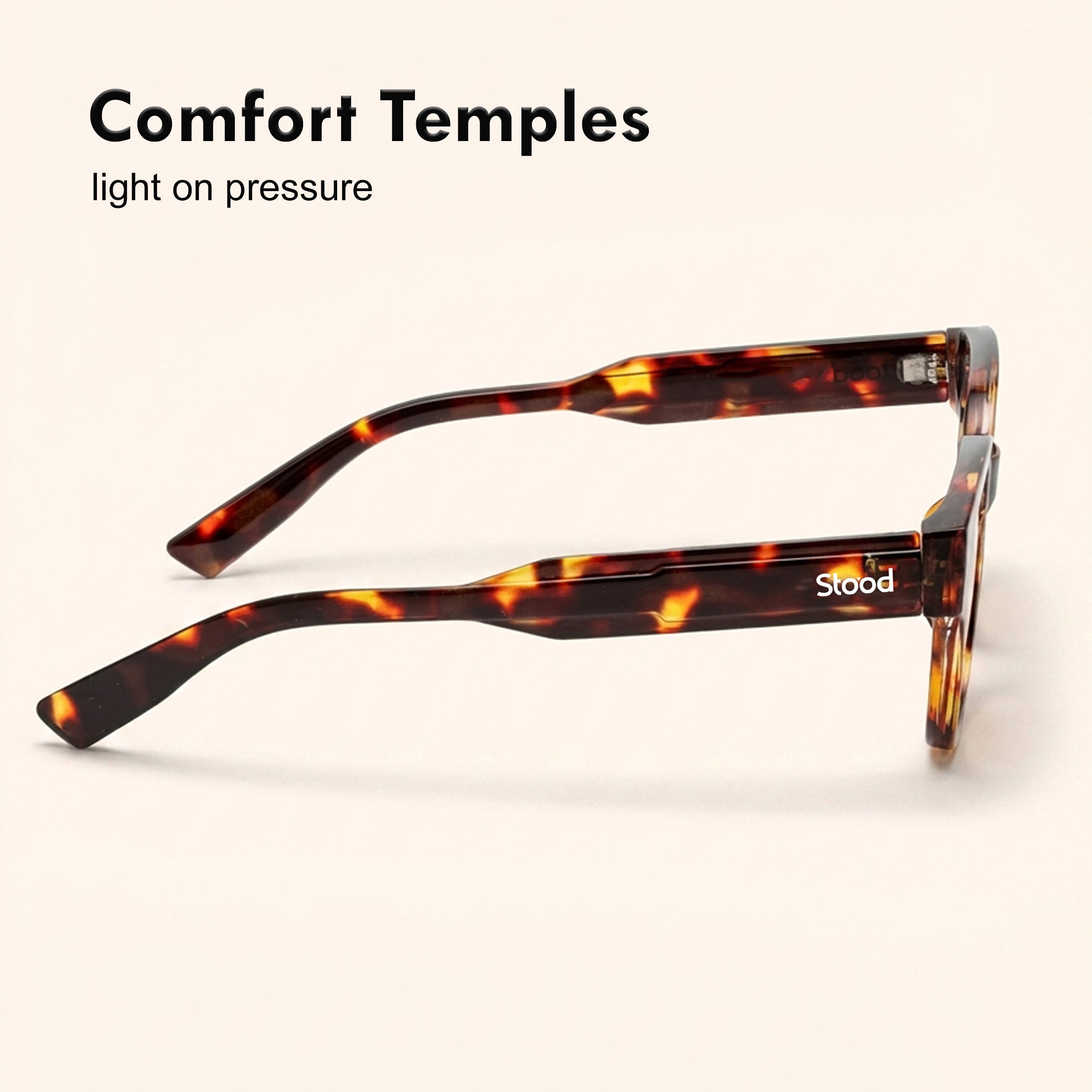 Stood Square UV Protected Brown Sunglasses For Men & Women - SG-STD0034-C3