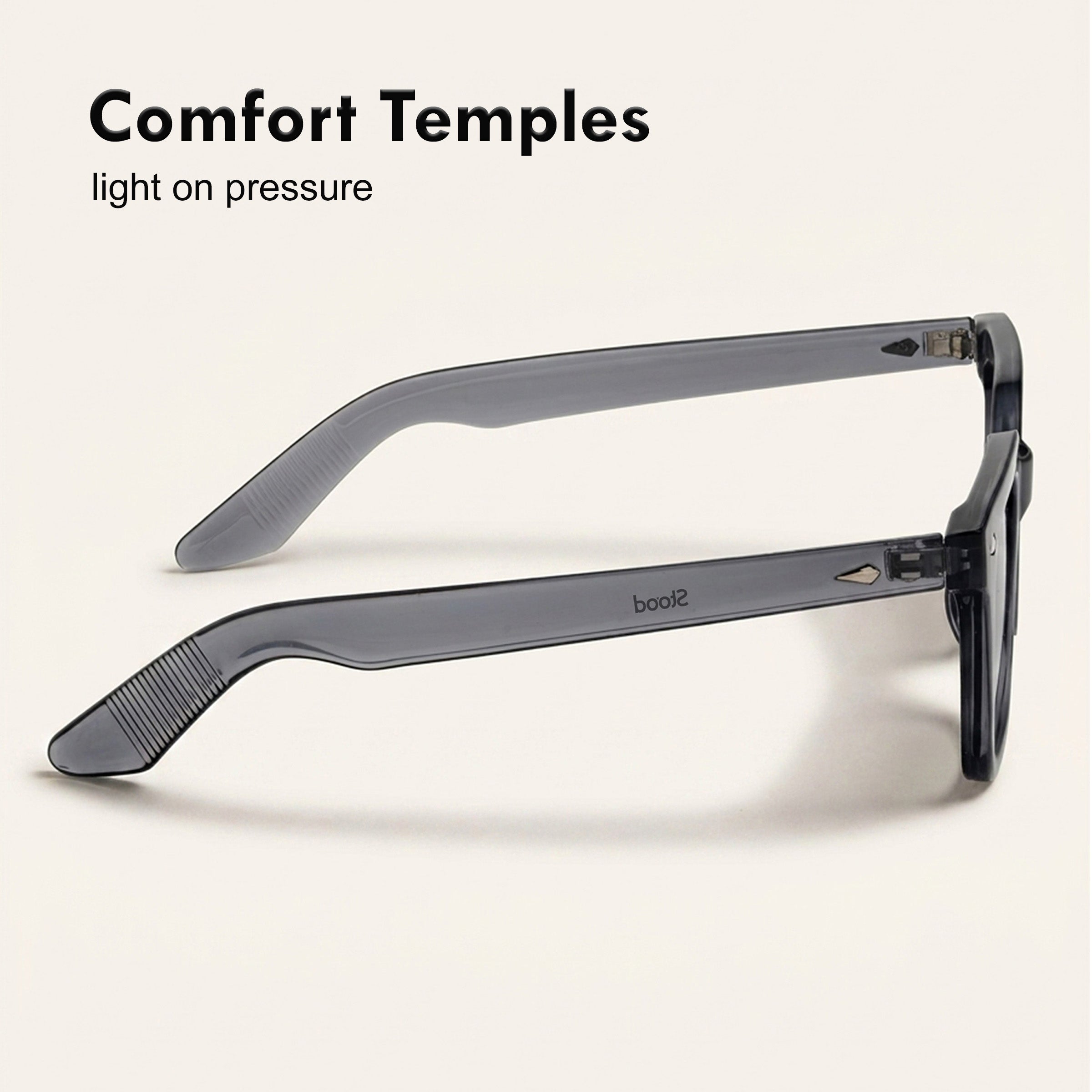 Stood Square Anti Glare Spectacles Frames For Men & Women – SF-STD0013-C2