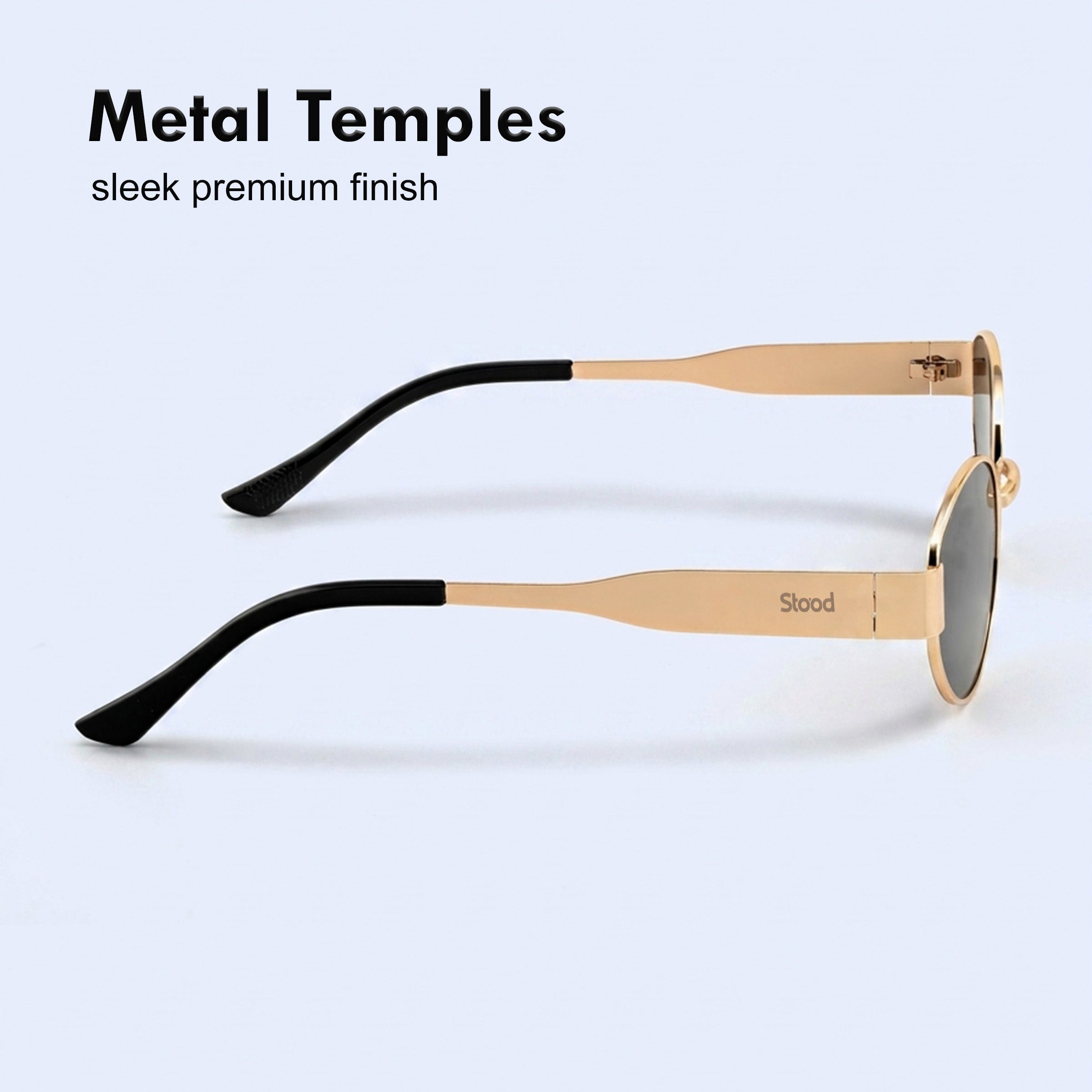 Stood Oval Black Sun Glasses For Men For Men & Women Stylish – SG-STD0023-C3