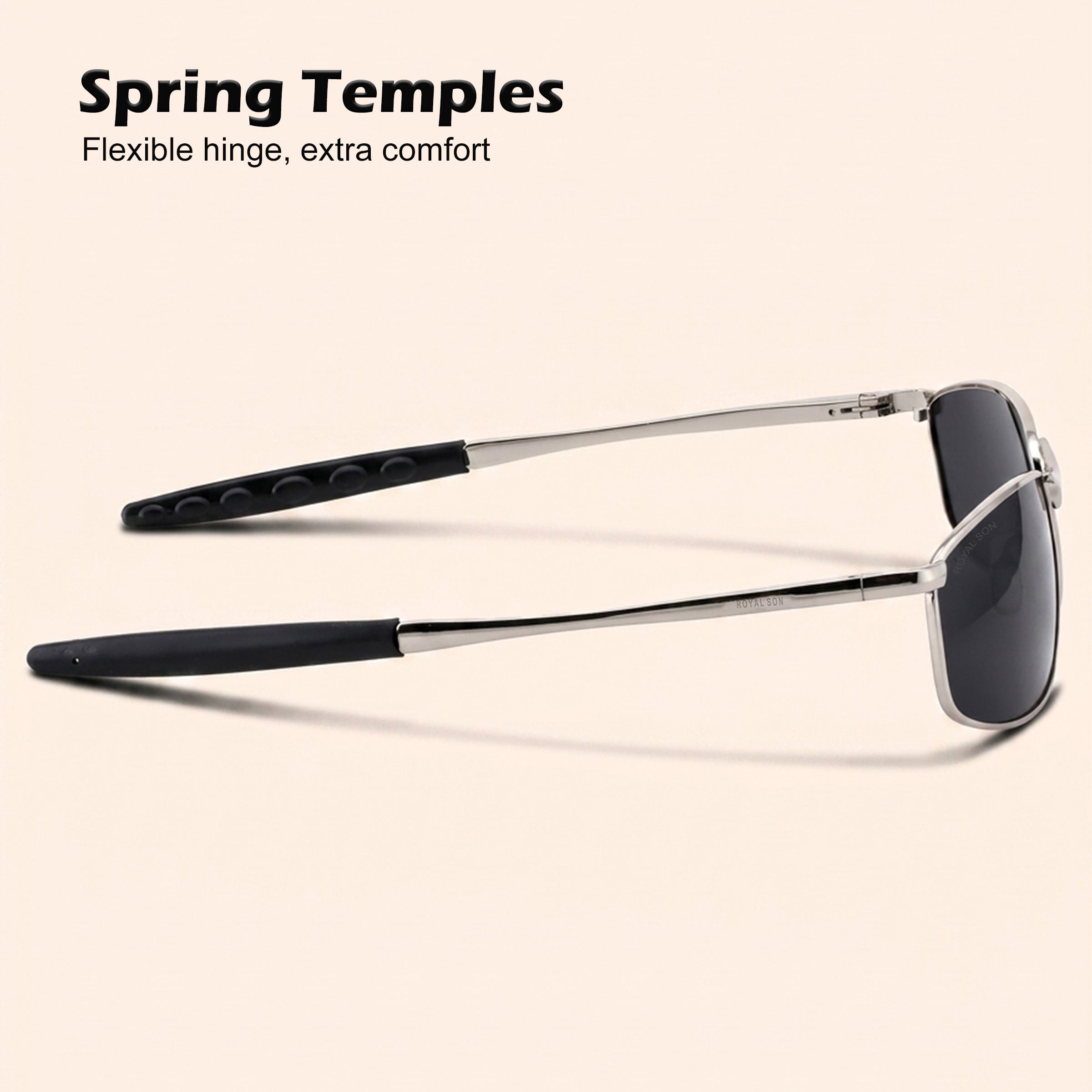 Royal Son Wrap-Around Polarized Men Sunglasses - CHI0083-C1