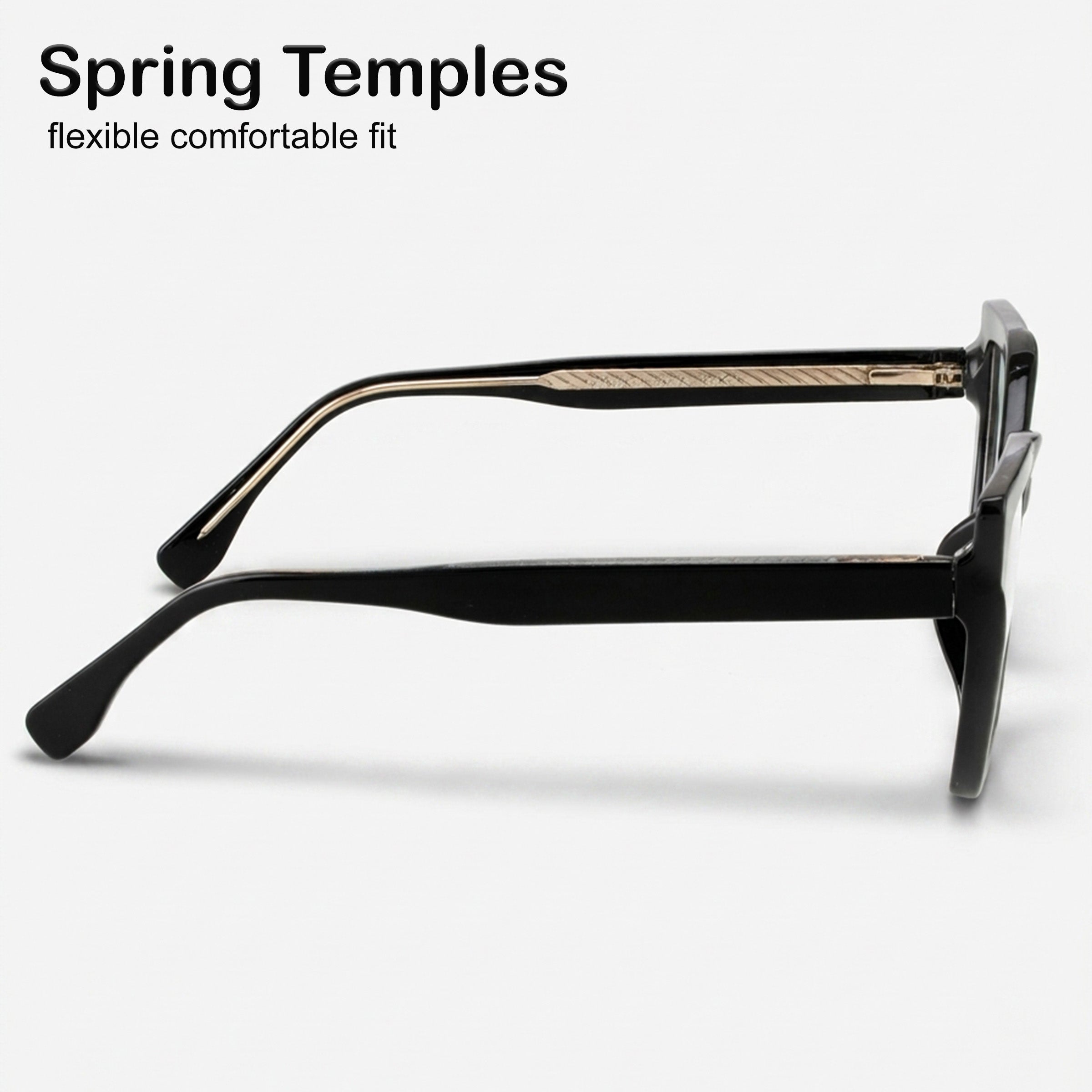 PERKEY Full Rim Square-Cat Eye Computer Glasses For Eye Protection Spectacles Frames Women - OPTL0011-C1