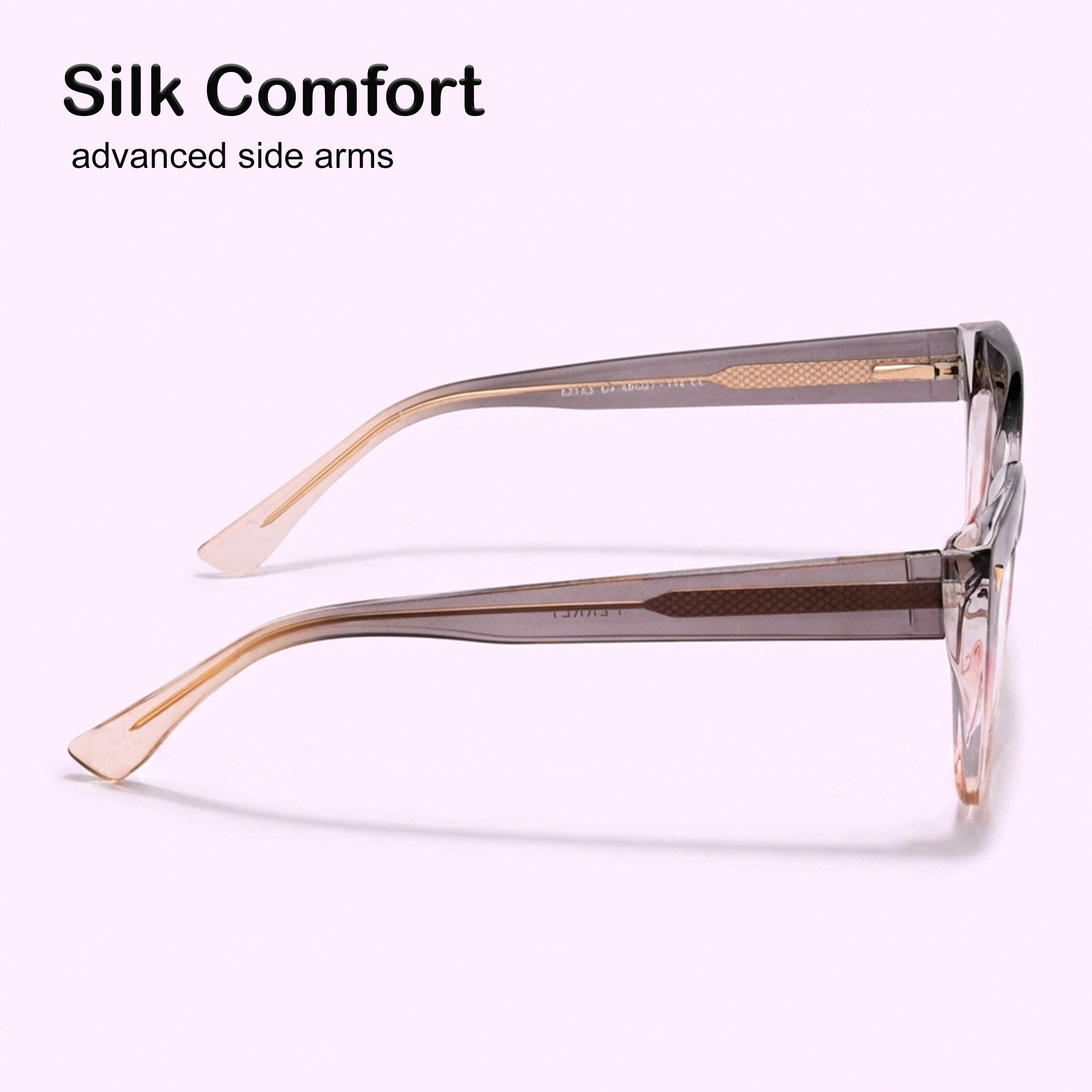 PERKEY Full Rim Retro Square Blue Light Cut & Antiglare Computer Eyeglasses For Women  - OPTL0016-C4