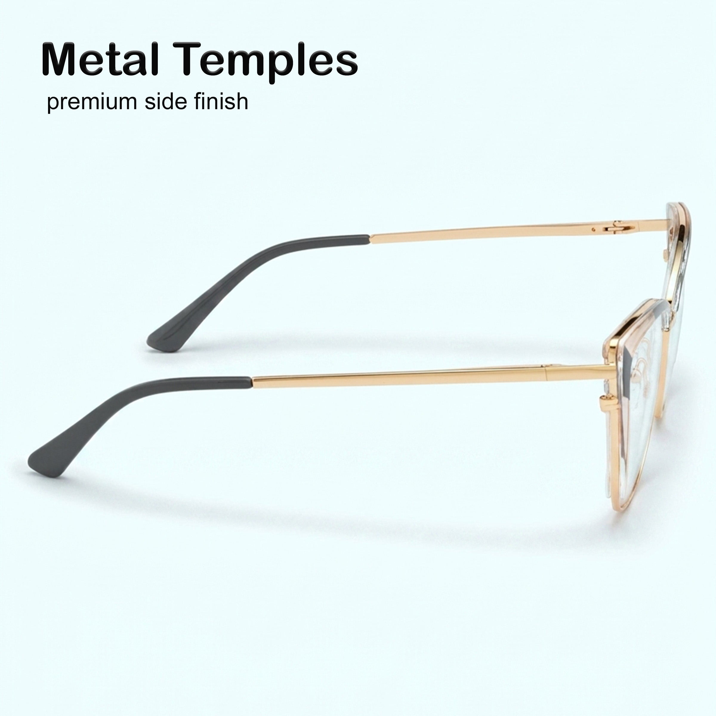 PERKEY Full Rim Cat Eye Blue Light Cut & Antiglare Computer Eyeglasses For Women - OPTL0018-C2