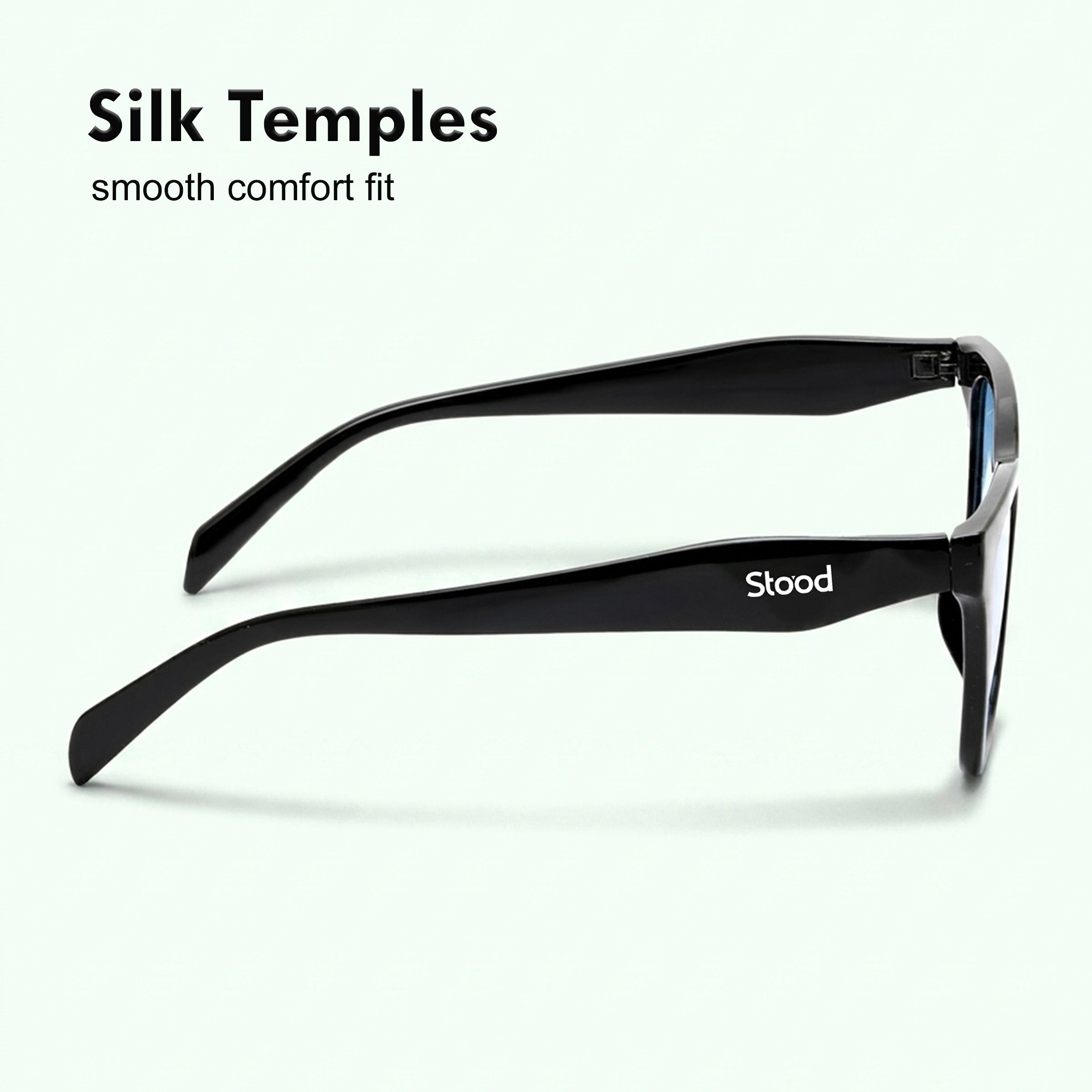 Stood Blue Square UV Protected Sunglasses For Men & Women - SG-STD0033-C3