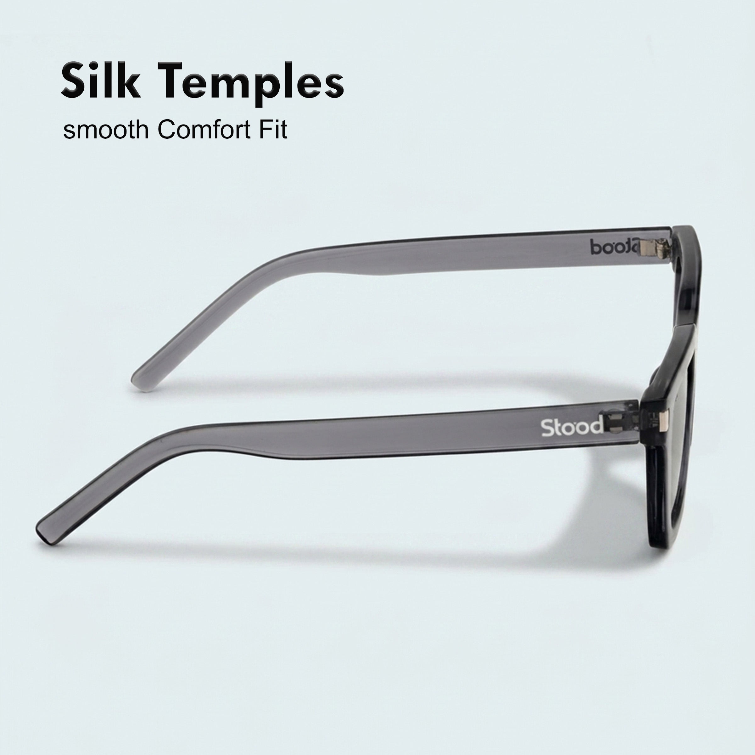 Stood Cat Eye Square Black UV Protection Chashma For Men & Women New Style – SG-STD0012-C2