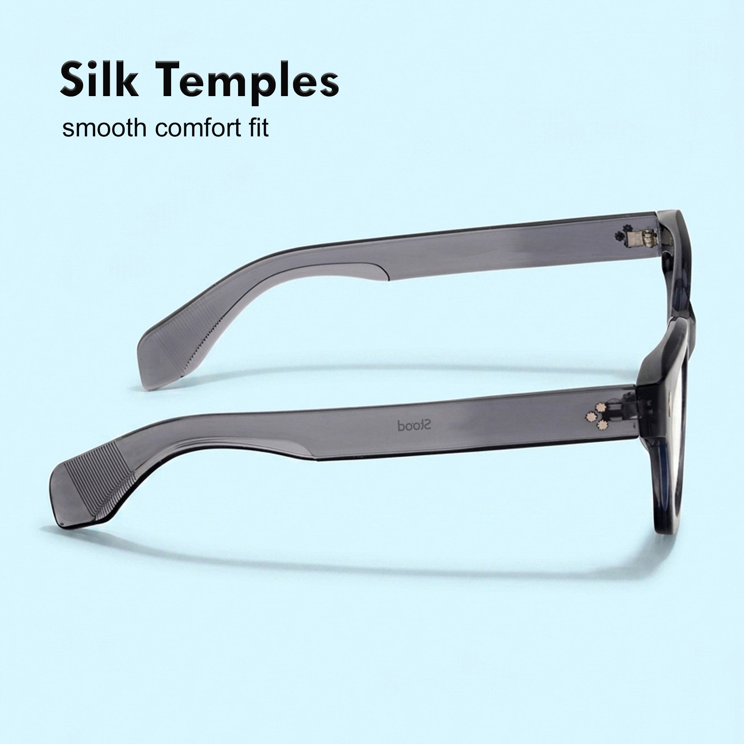 Stood Cat Eye Square Black UV Protection Chashma For Men & Women New Style – SG-STD0027-C2
