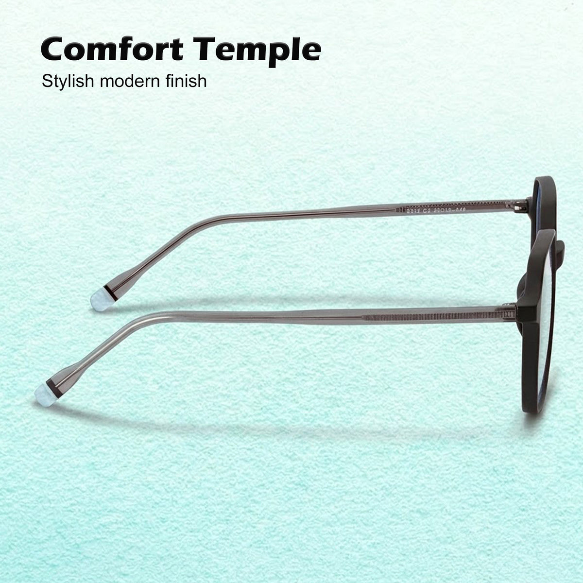 Royal Son Polygon Blue Ray Cut Transparent Eye glasses For Men Women - SF0025-C1