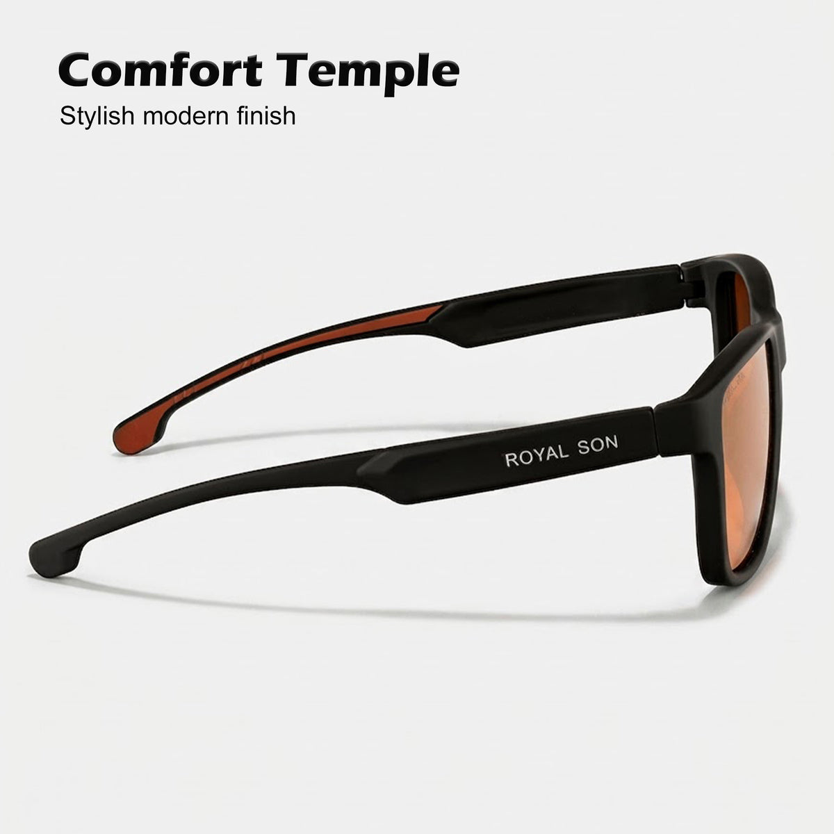 Royal Son Sports Black Polarized Sunglasses Men Women- CHI00173-C2