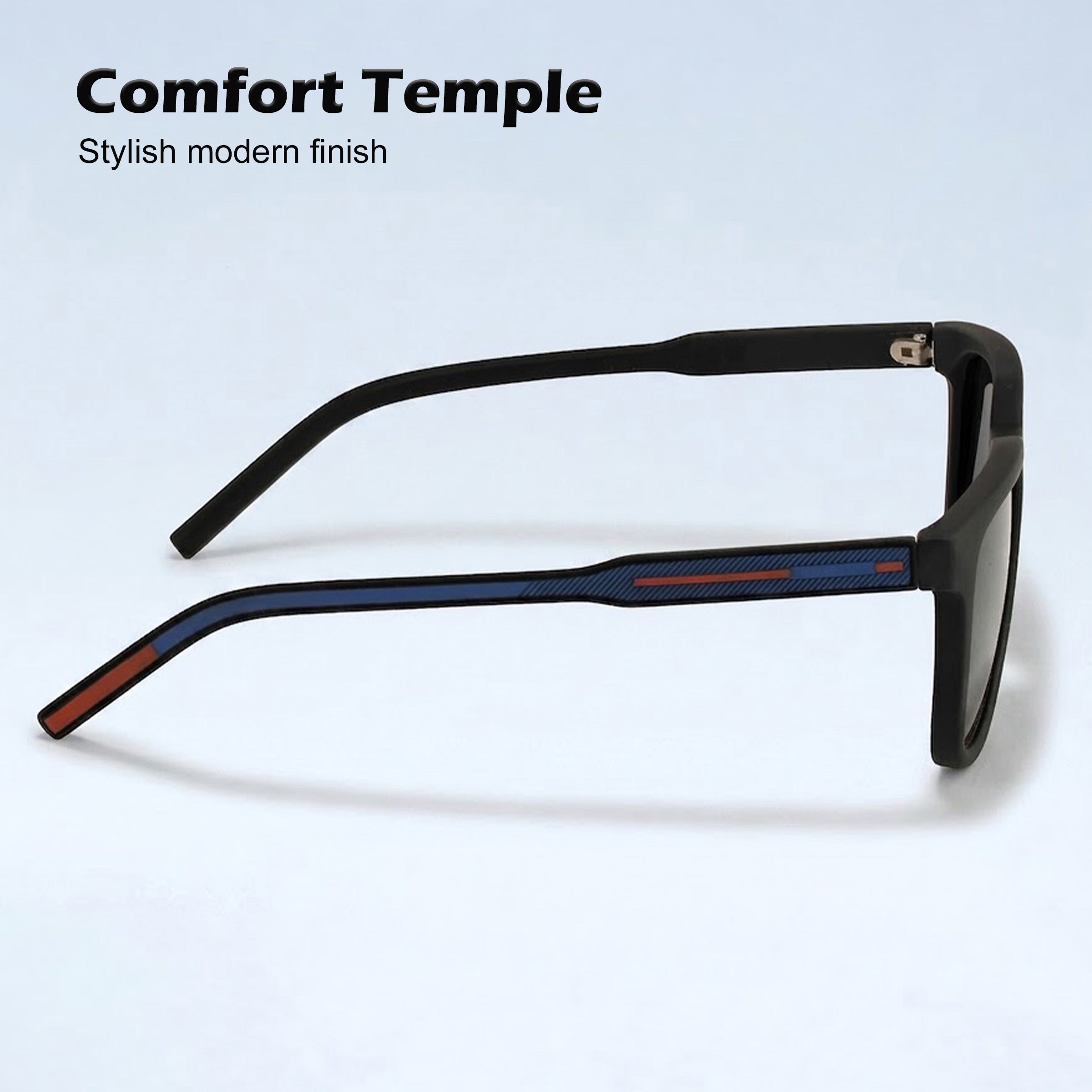 Royal Son Square Black UV Protection Polarized Sunglasses Men Women - CHI00152-C2